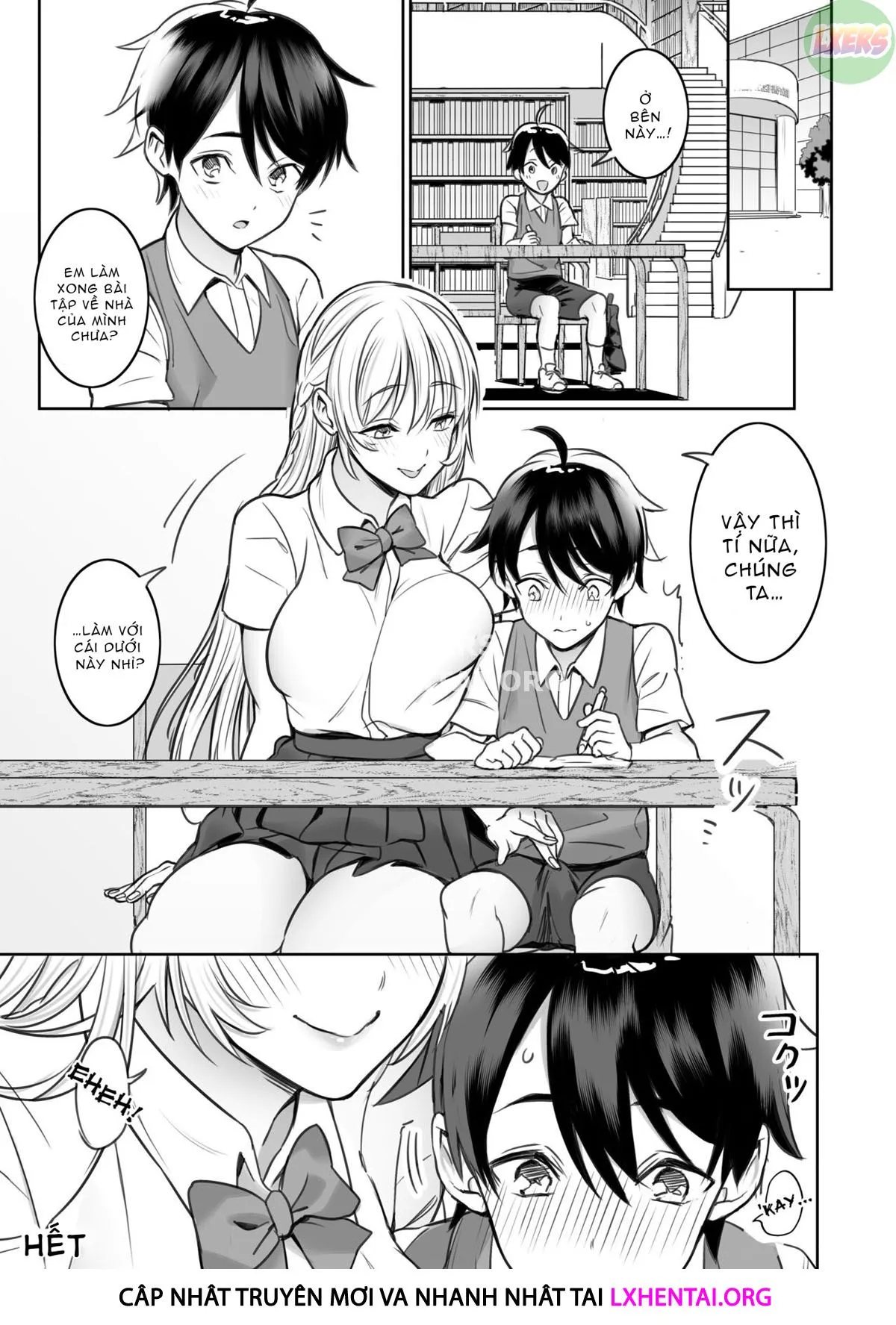 HentaiVN.net - Ảnh 28 - A Story About The Lewd Things The Onee-San I Met At The Library Does To Me [Toshokan de Shiriatta Onee-san ni Ecchina Koto o Sarechau Hanashi] - Oneshot