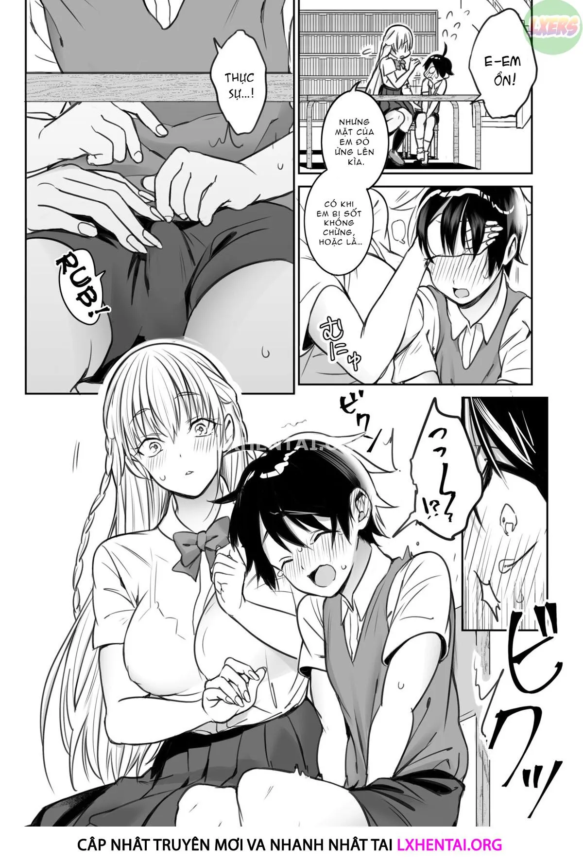 HentaiVN.net - Ảnh 8 - A Story About The Lewd Things The Onee-San I Met At The Library Does To Me [Toshokan de Shiriatta Onee-san ni Ecchina Koto o Sarechau Hanashi] - Oneshot