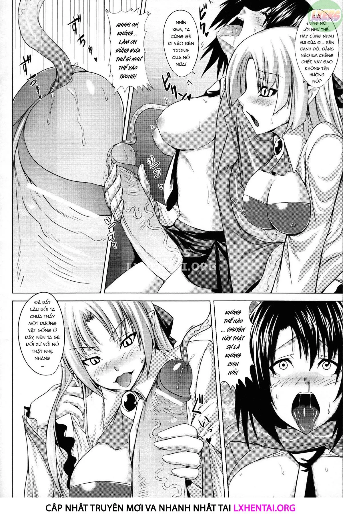 HentaiVN.net - Ảnh 10 - Demon Girls Are My Slaves - Chap 4