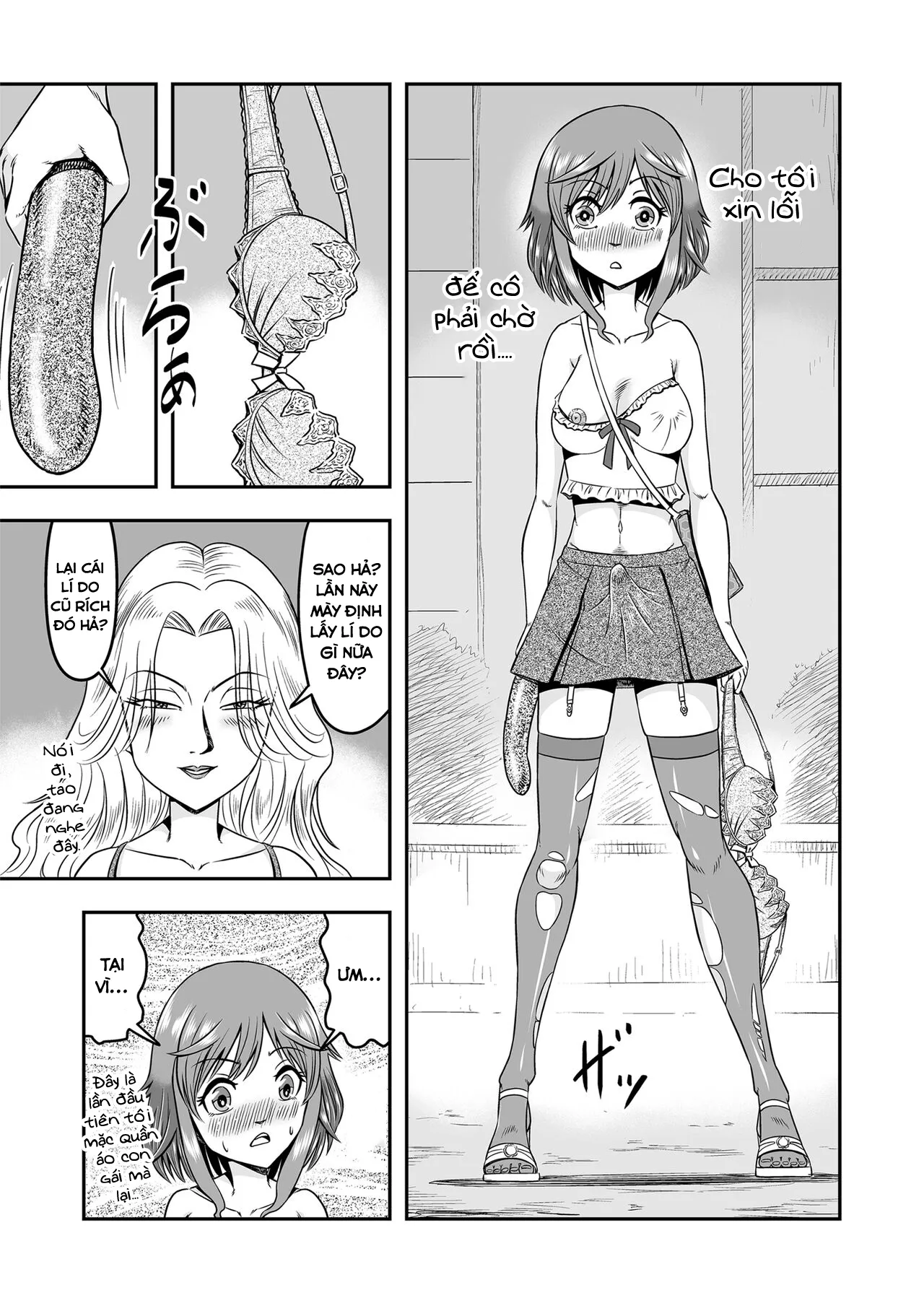 HentaiVN.net - Ảnh 14 - Làm tình với một Trap Girl, tôi vô tình trở thành Trap Girl đó và cuộc đời tôi chính thức sang trang kể từ đây! [オッサン、男の娘とまぐわったら入れ替わってメス堕ちしちゃった] - Oneshot