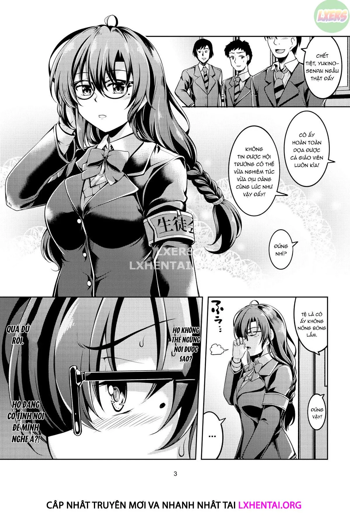 HentaiVN.net - Ảnh 11 - Uraaka Liver Take 1 Kyouhaku! Kouochi Seitokaichou -Yukino Kanami - Oneshot