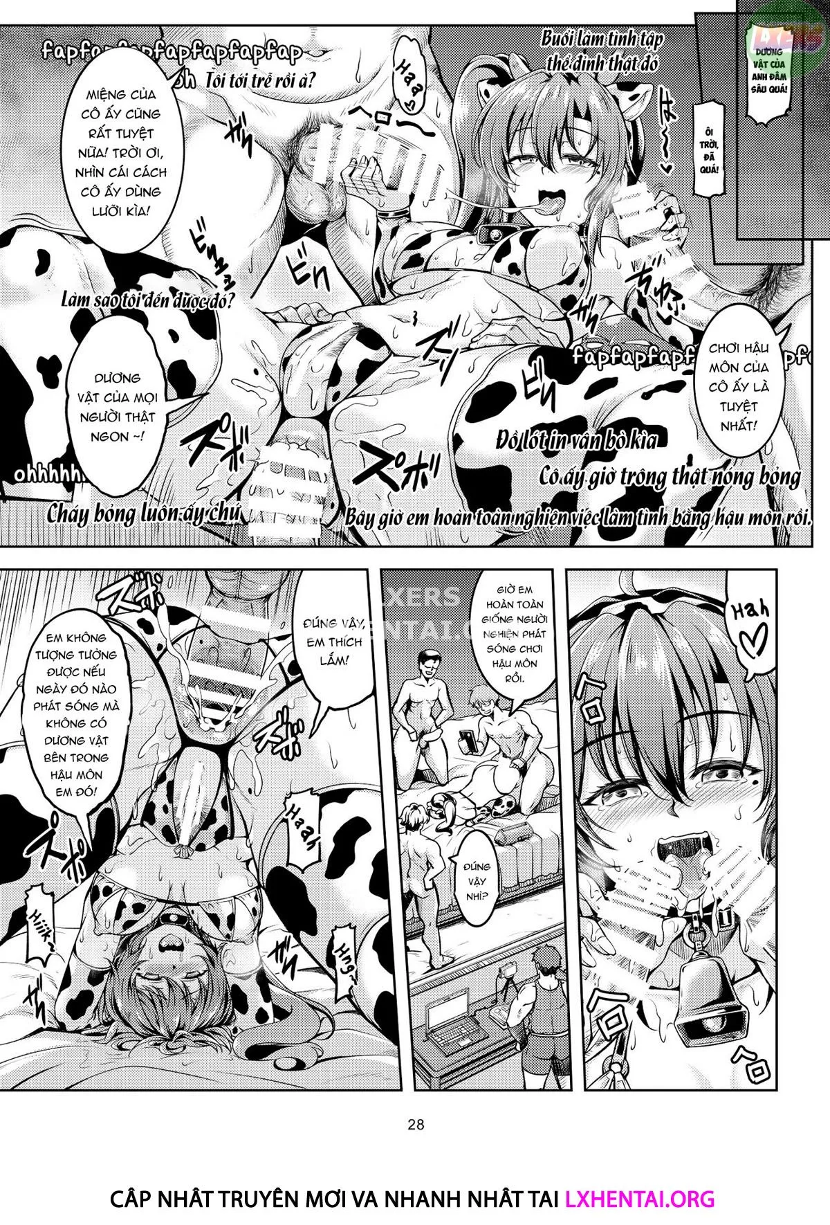 HentaiVN.net - Ảnh 36 - Uraaka Liver Take 1 Kyouhaku! Kouochi Seitokaichou -Yukino Kanami - Oneshot