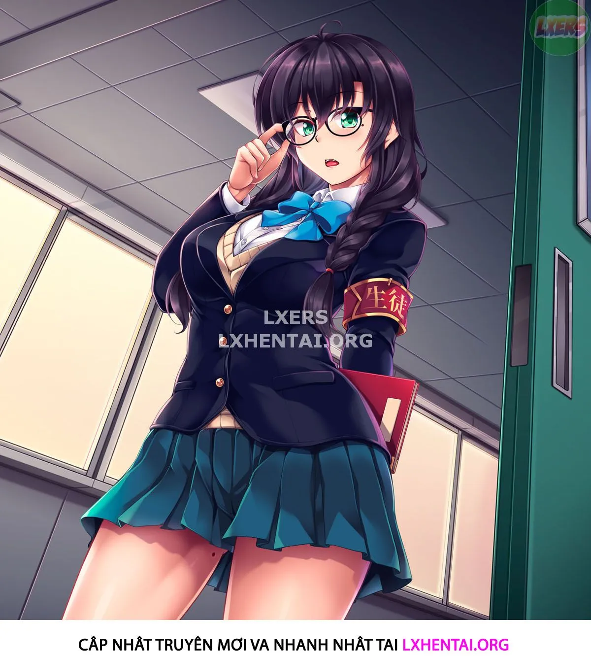HentaiVN.net - Ảnh 6 - Uraaka Liver Take 1 Kyouhaku! Kouochi Seitokaichou -Yukino Kanami - Oneshot
