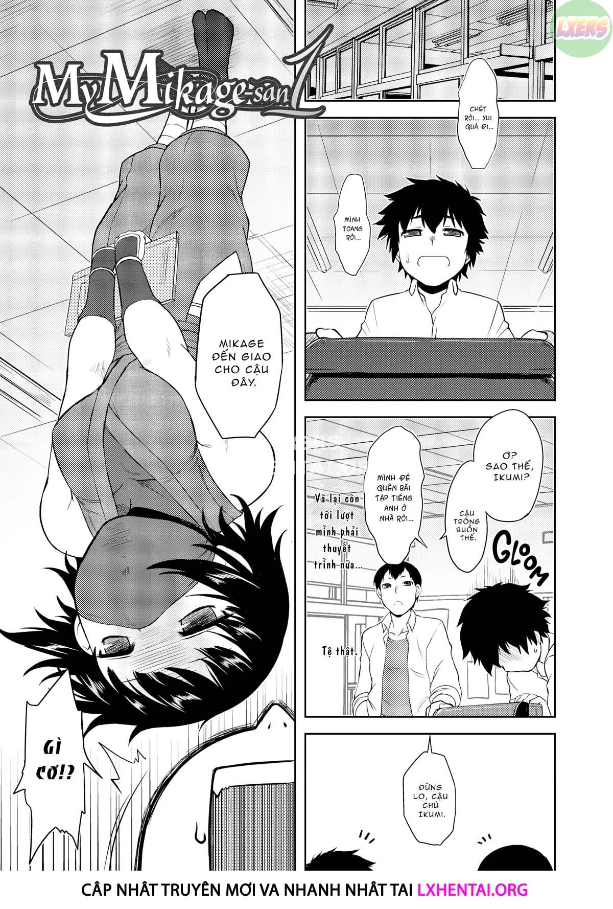 HentaiVN.net - Ảnh 8 - Bokunchi no Mikage-san - Chap 1