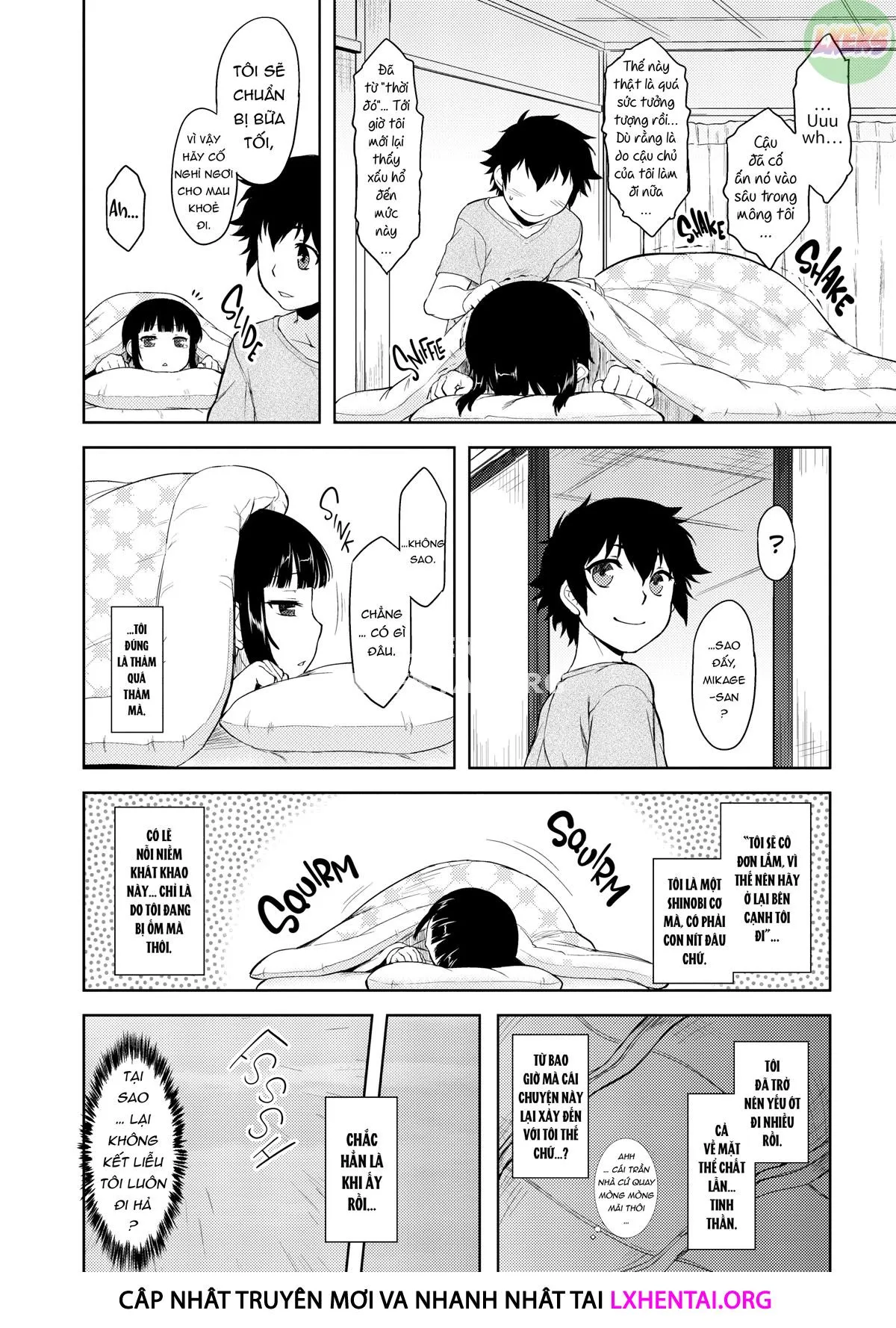 HentaiVN.net - Ảnh 8 - Bokunchi no Mikage-san - Chap 8