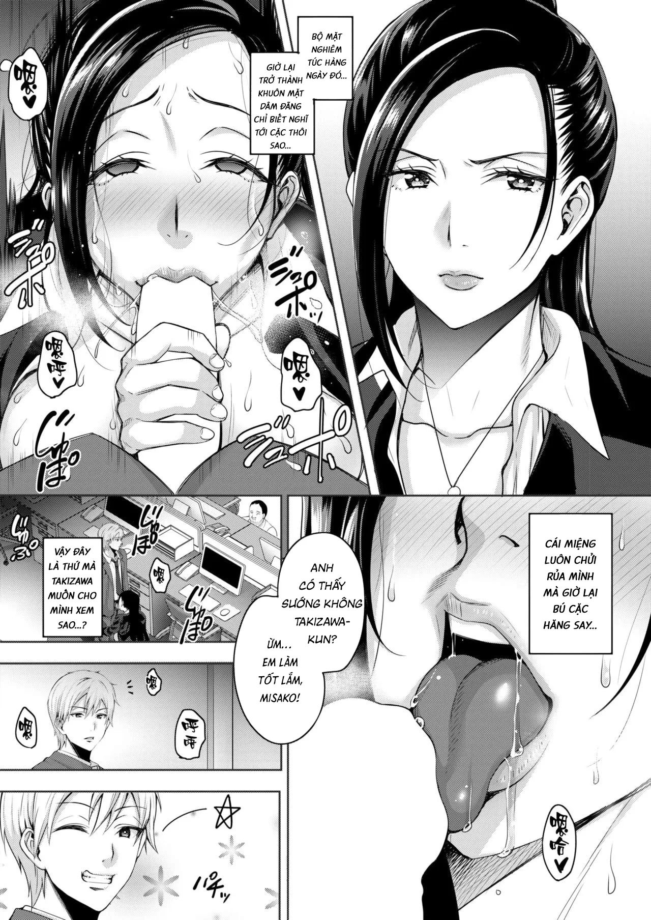 HentaiVN.net - Ảnh 8 - Bà Sếp khó tính [Fukushuu suru wa Ware ni Ari] - Oneshot