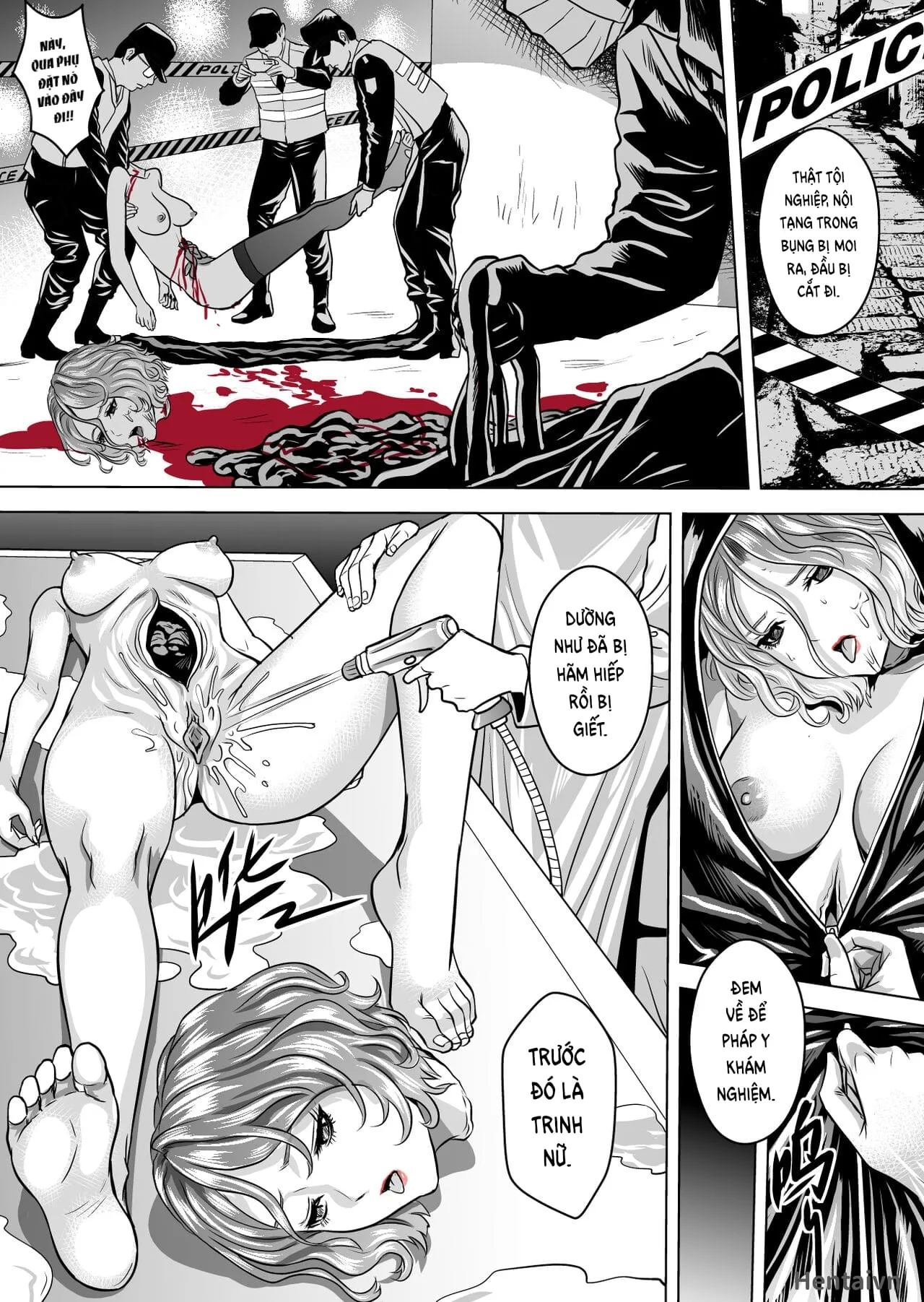 HentaiVN.net - Ảnh 15 - Ác Hành Dịch Thi [D4C 惡行易施] - Oneshot