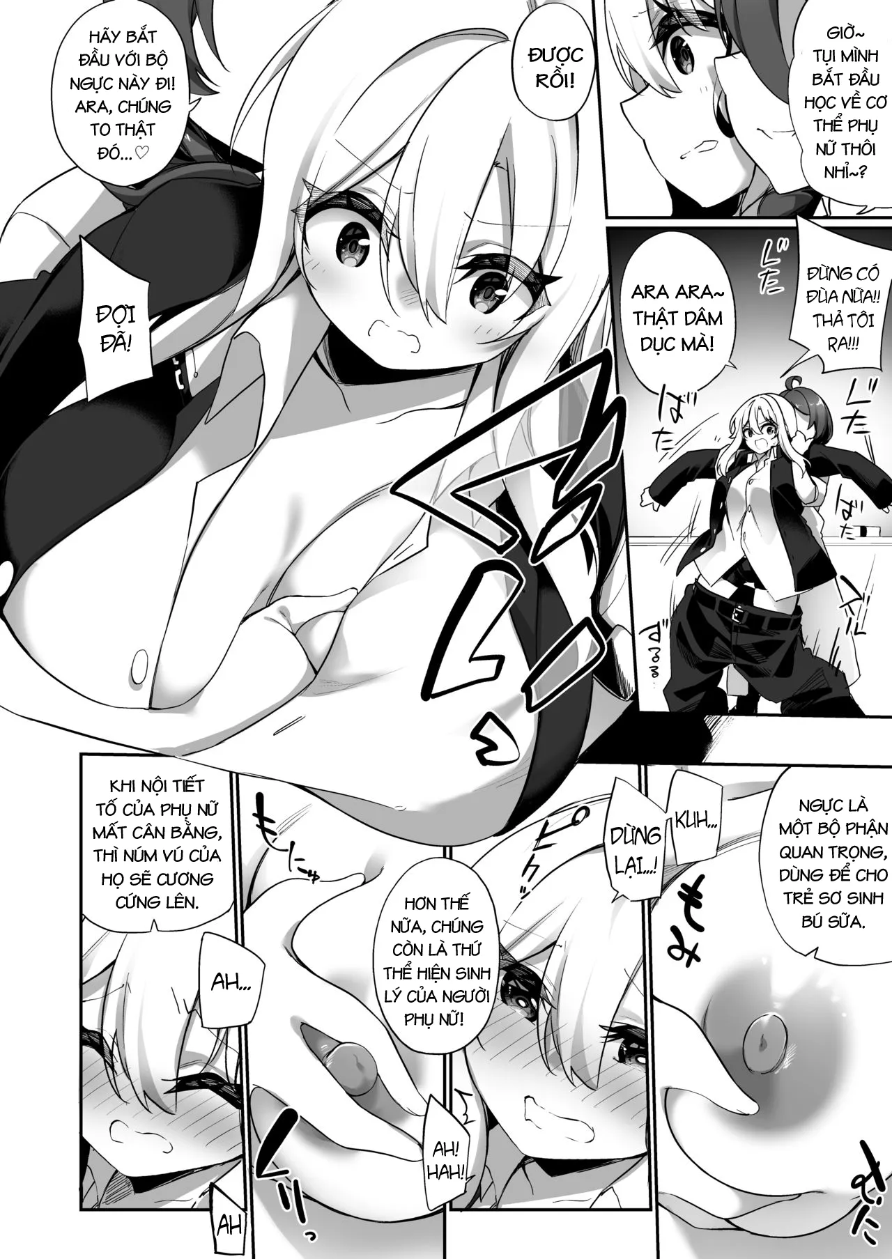 HentaiVN.net - Ảnh 10 - Ninshin Shussan Taiken Gakushuu no Kyouzai ni Sareta Ore - Oneshot