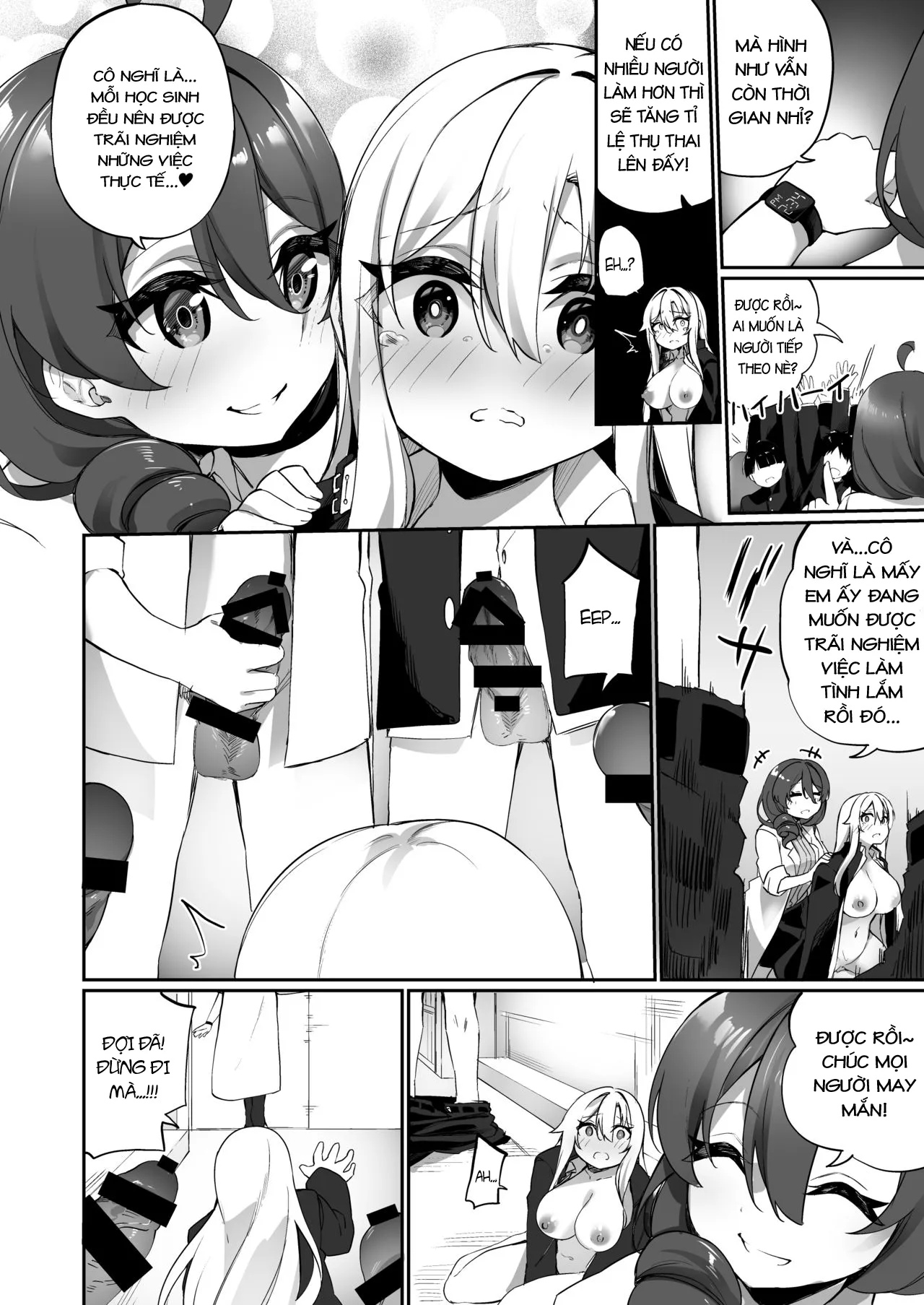 HentaiVN.net - Ảnh 26 - Ninshin Shussan Taiken Gakushuu no Kyouzai ni Sareta Ore - Oneshot
