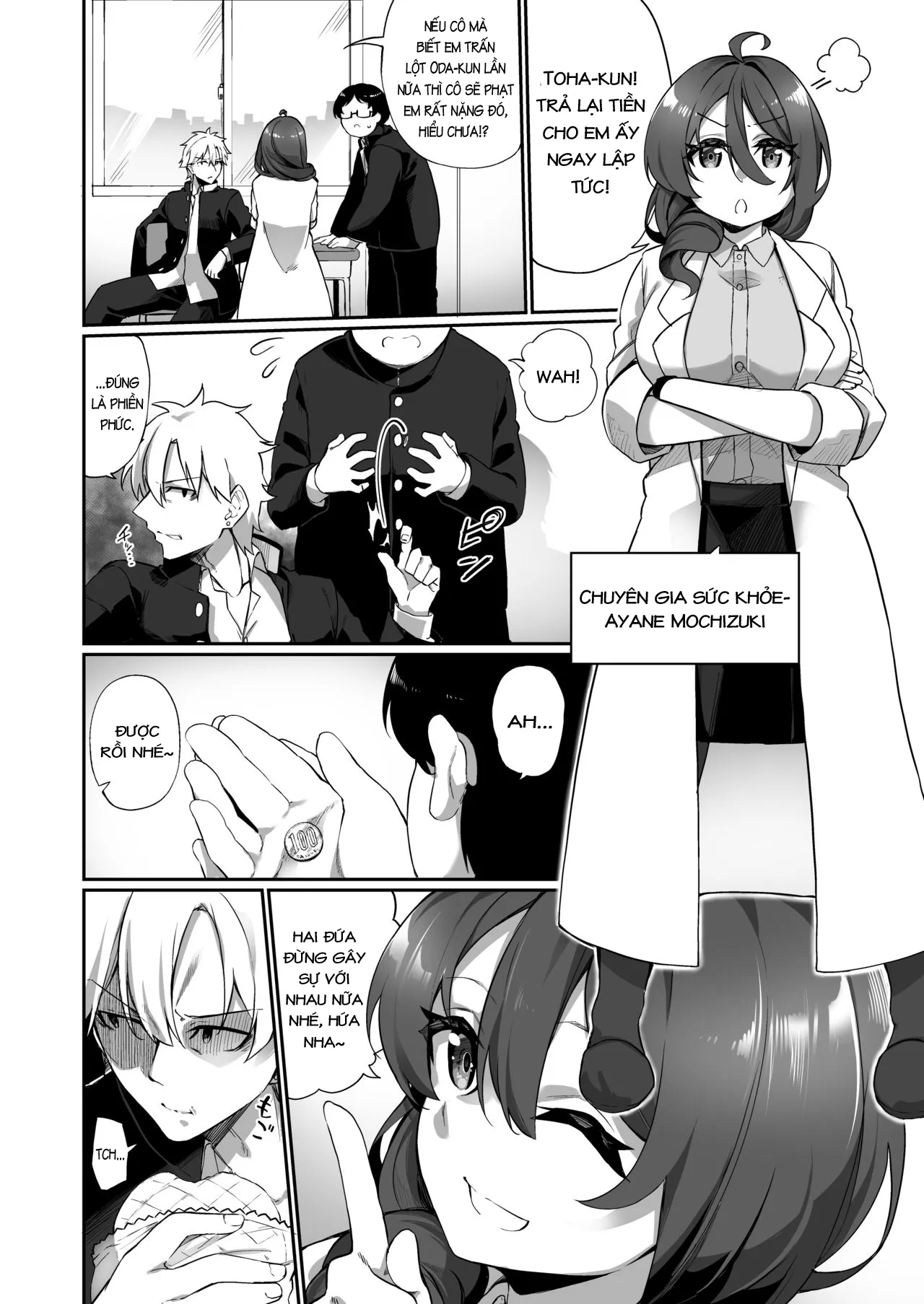HentaiVN.net - Ảnh 4 - Ninshin Shussan Taiken Gakushuu no Kyouzai ni Sareta Ore - Oneshot