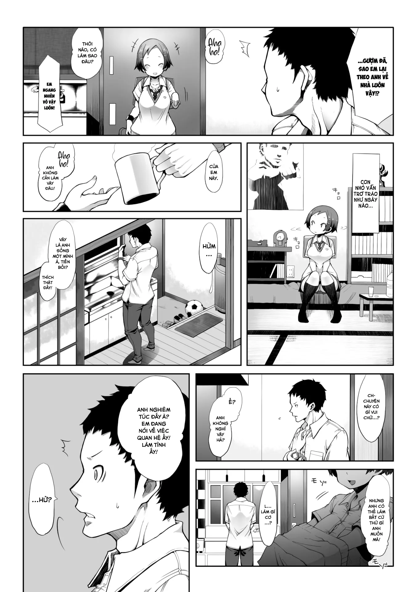 HentaiVN.net - Ảnh 5 - A Young Man & Woman - Oneshot.