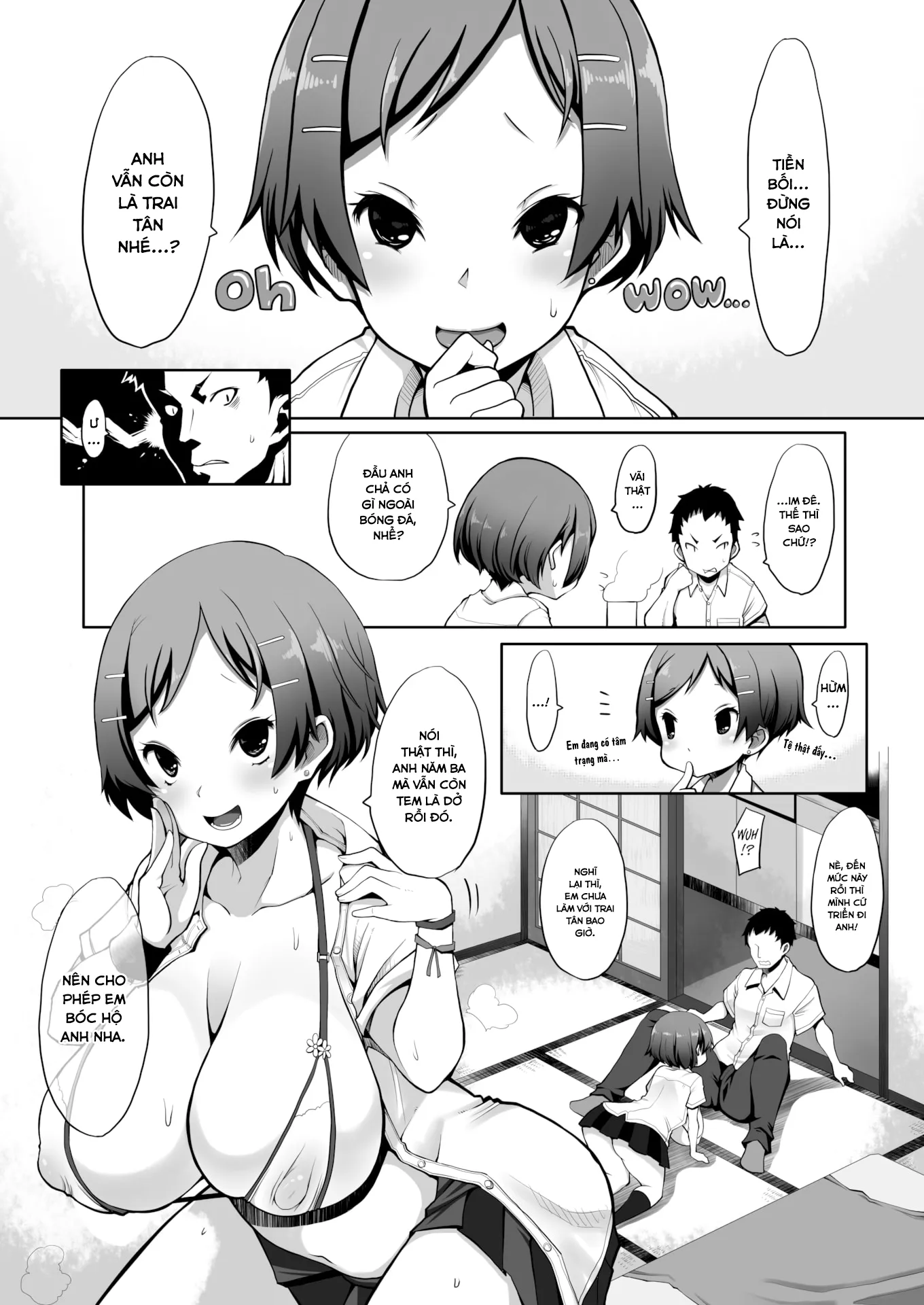 HentaiVN.net - Ảnh 7 - A Young Man & Woman - Oneshot.