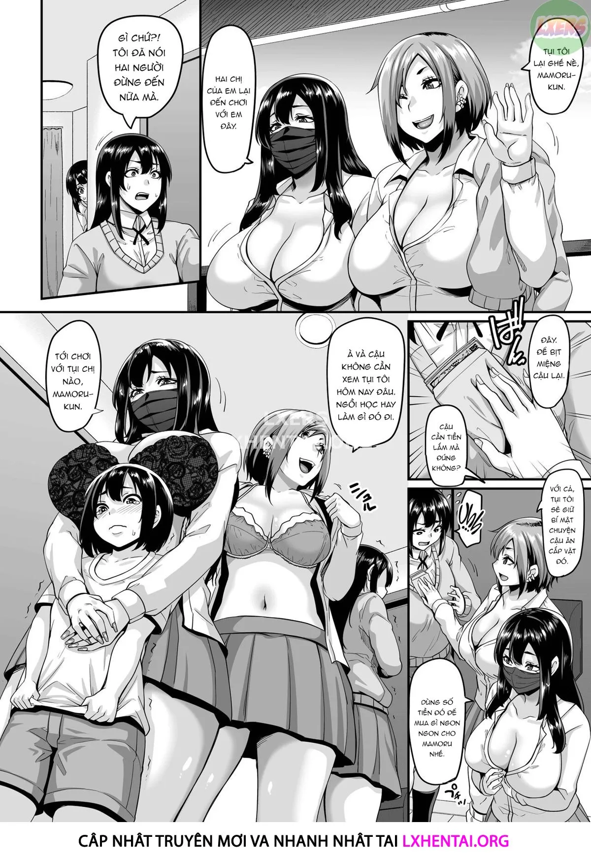 HentaiVN.net - Ảnh 24 - Papa-Katsu Bitch No Atashi-Ra Ga Anta No Otouto O Katte Mesuiki Yarichin-Kun Ni Shite Kawaigatteageru - Oneshot