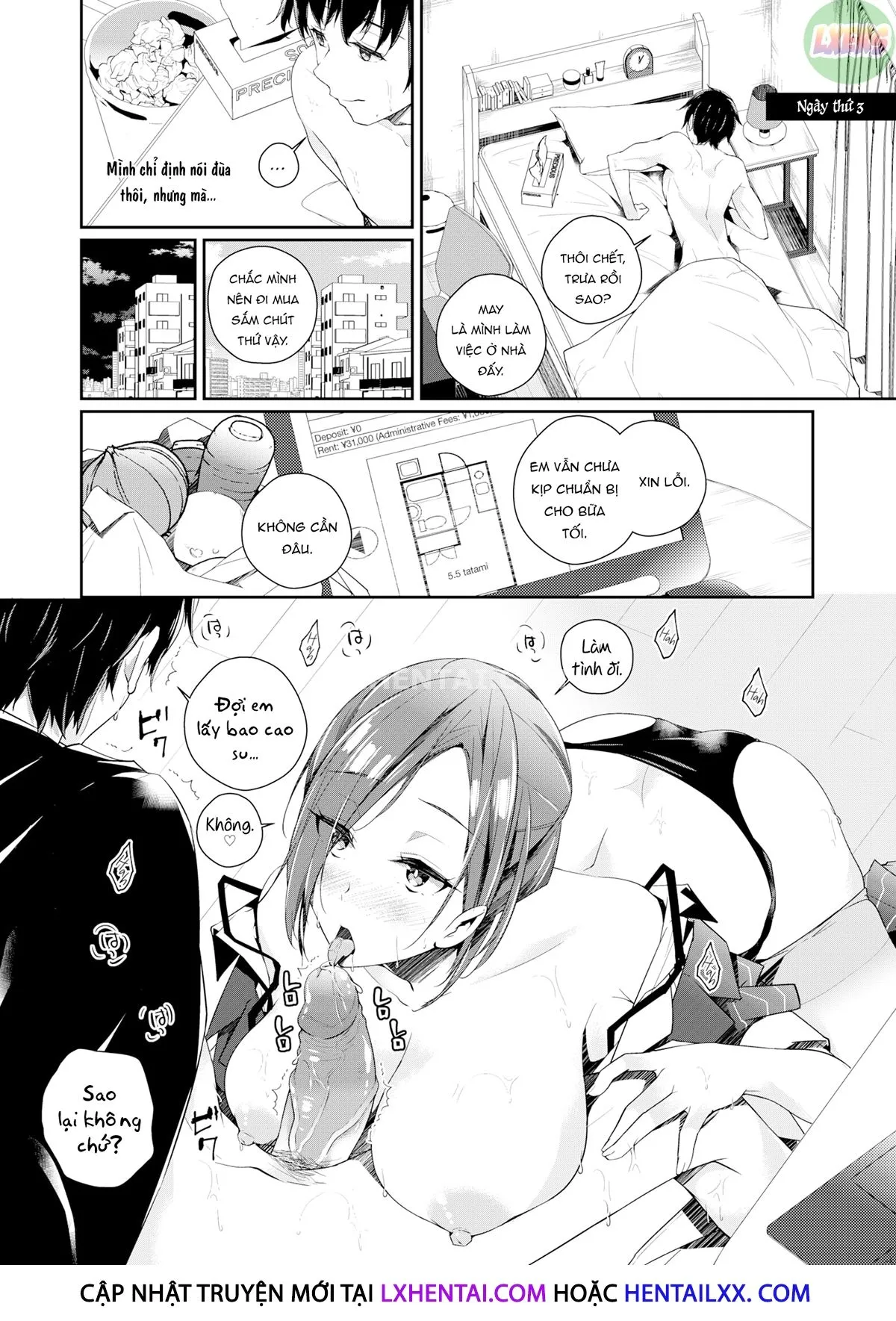HentaiVN.net - Ảnh 12 - Kyou kara Hajimeru Himo Seikatsu - Oneshot