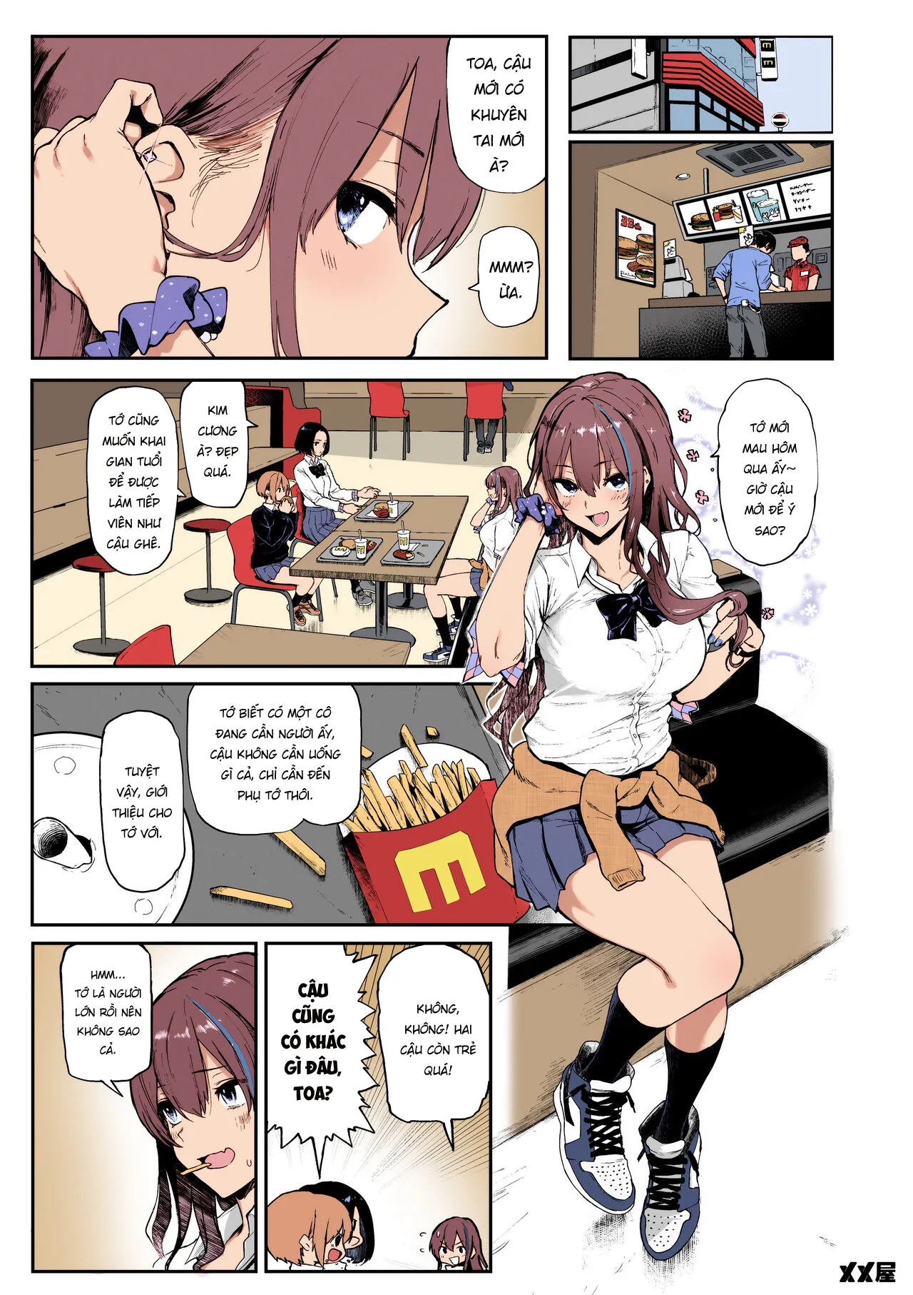 HentaiVN.net - Ảnh 5 - Em yêu tiền lắm. [Okane Daisuki | I Love Money] - Oneshot nuột