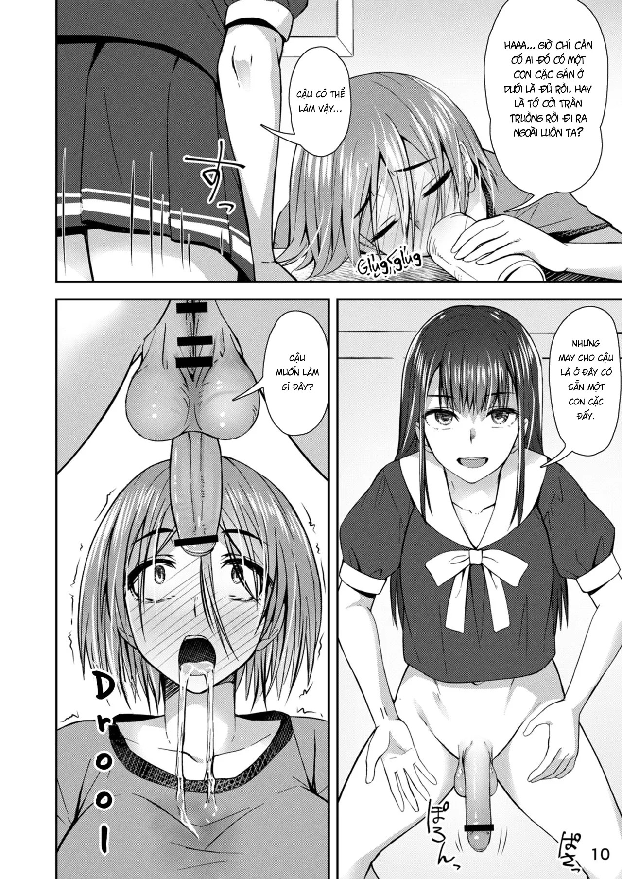 HentaiVN.net - Ảnh 10 - Mất trinh ngày tận thế [Shuumatsu Fudeoroshi Girl; Apocalypse Cherry-Popping Girls; 終末筆下ろしガール] - Oneshot
