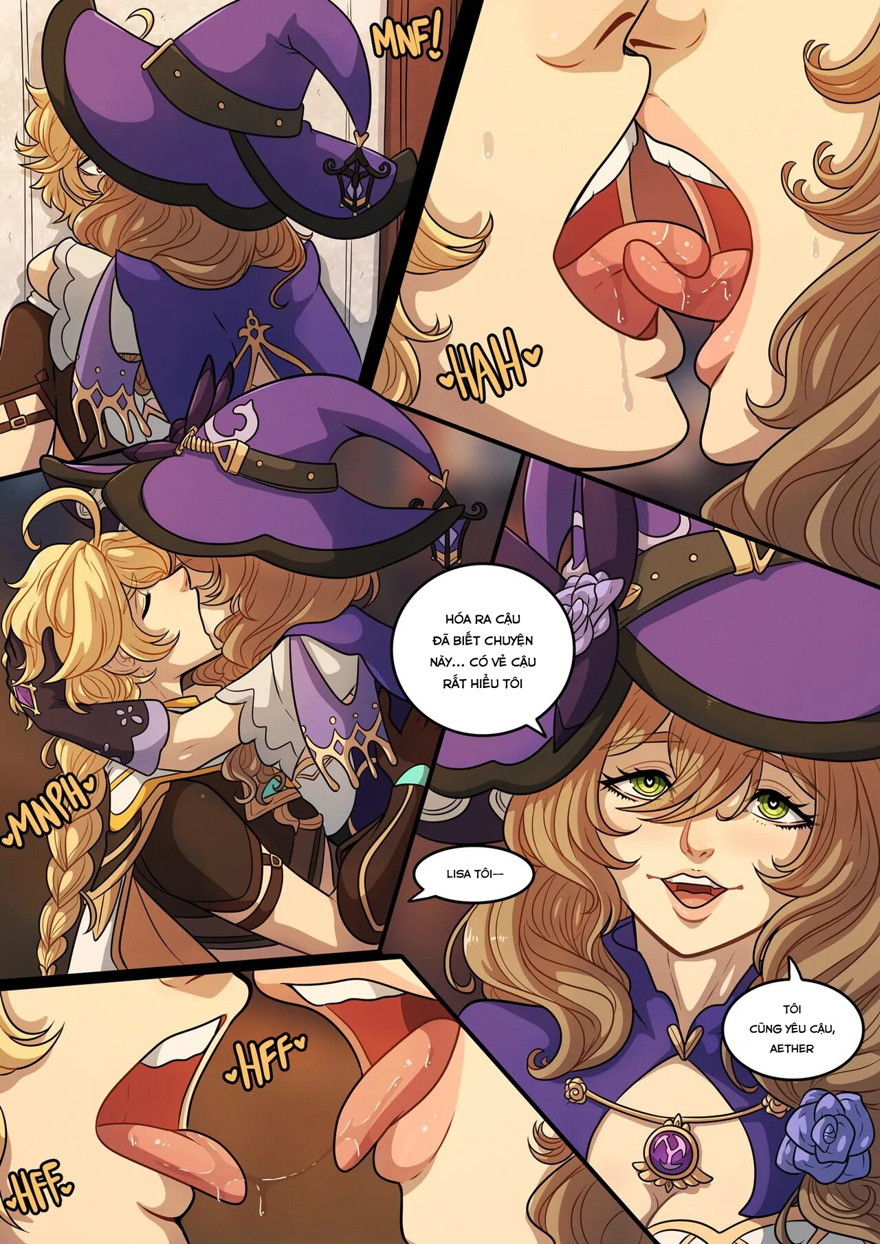 HentaiVN.net - Ảnh 10 - The Traveler's Guide to Teyvat's Heart-Lisa - Oneshot.