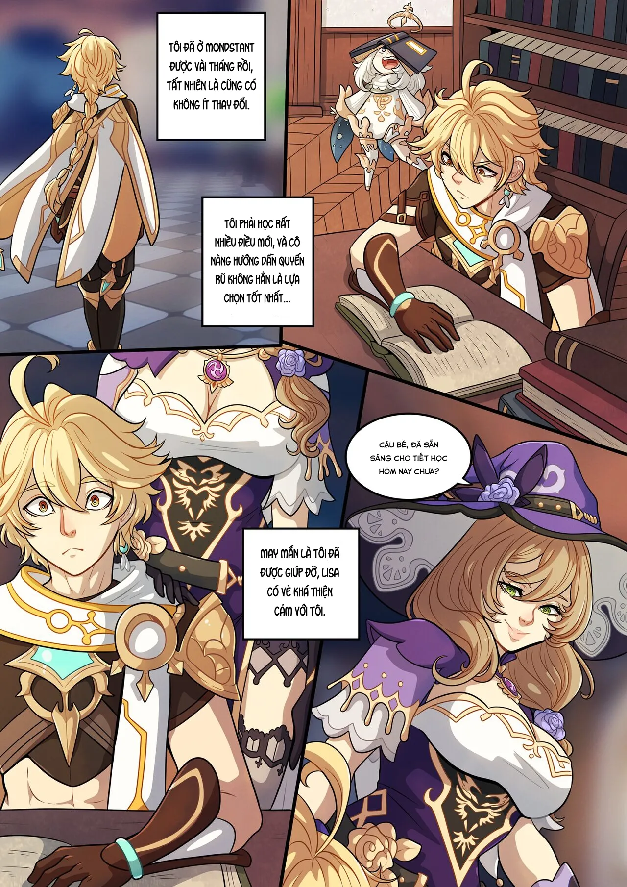 HentaiVN.net - Ảnh 4 - The Traveler's Guide to Teyvat's Heart-Lisa - Oneshot.