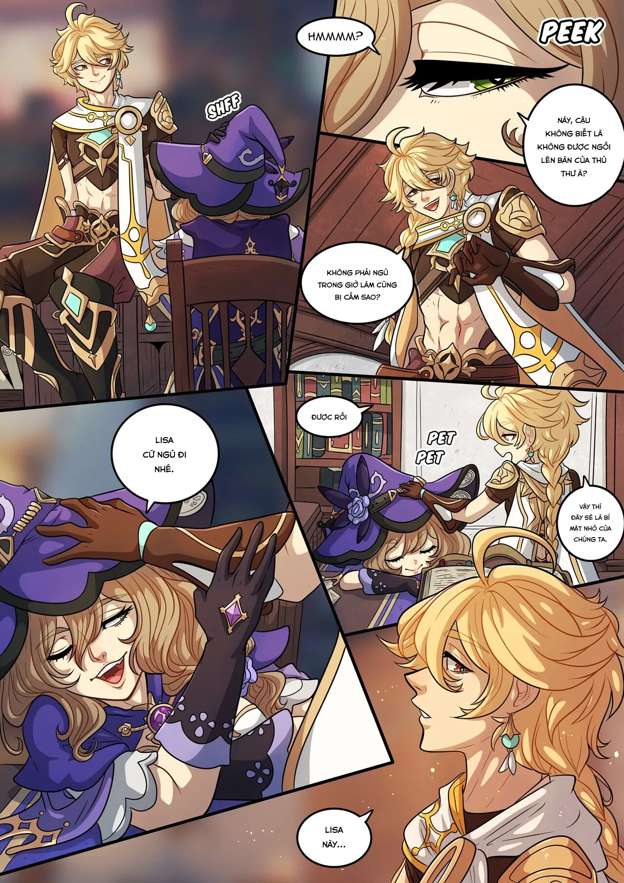 HentaiVN.net - Ảnh 7 - The Traveler's Guide to Teyvat's Heart-Lisa - Oneshot.