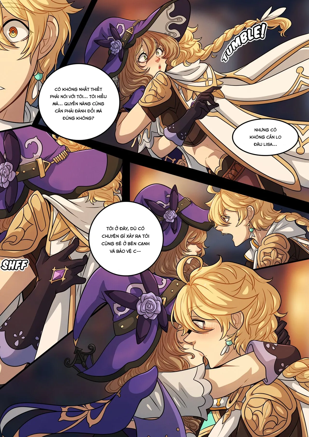 HentaiVN.net - Ảnh 9 - The Traveler's Guide to Teyvat's Heart-Lisa - Oneshot.