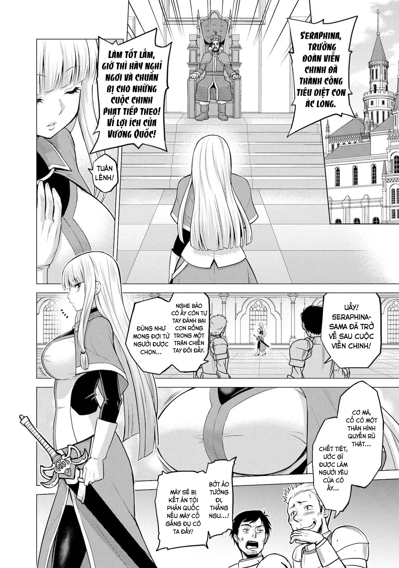 HentaiVN.net - Ảnh 4 - Chuyện về nàng xử nữ hiệp sĩ Seraphina [Shojo Kishi Seraphina | Maiden Knight Seraphina;山田ゴゴゴ] 処女騎士セラフィーナ (誇り高い女騎士が堕ちていくアンソロジーコミック;Hokori Takai Onna Kishi ga Ochite Iku Anthology Comic] - Oneshot