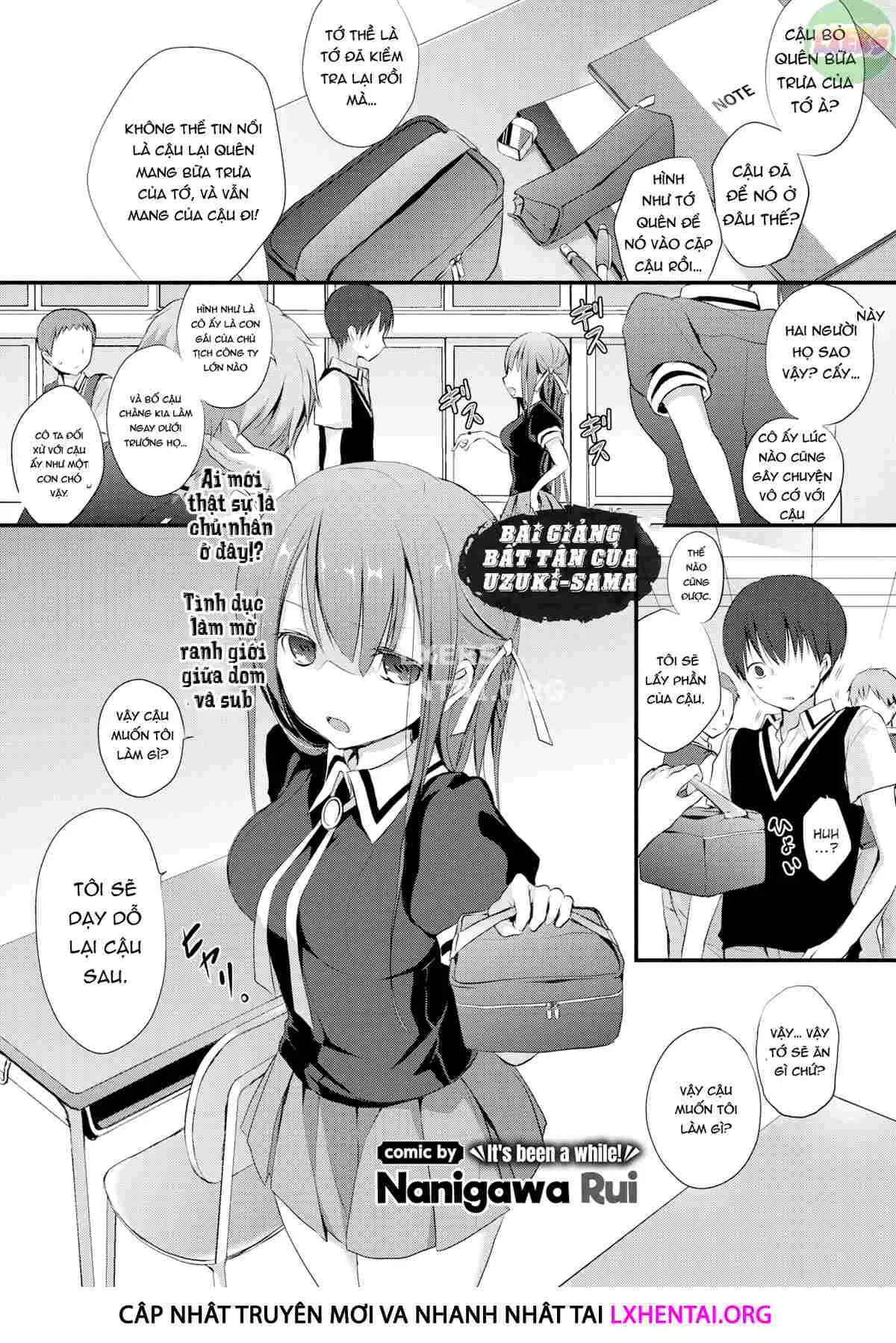 HentaiVN.net - Ảnh 5 - Tiết Học Bất Tận của Uzuki-sama - Oneshot