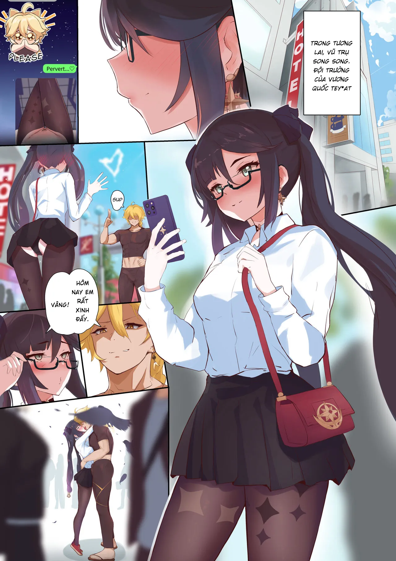 HentaiVN.net - Ảnh 4 - Địt nhau đến sáng cùng em mona ở khách sạn tình yêu - Oneshot nứng