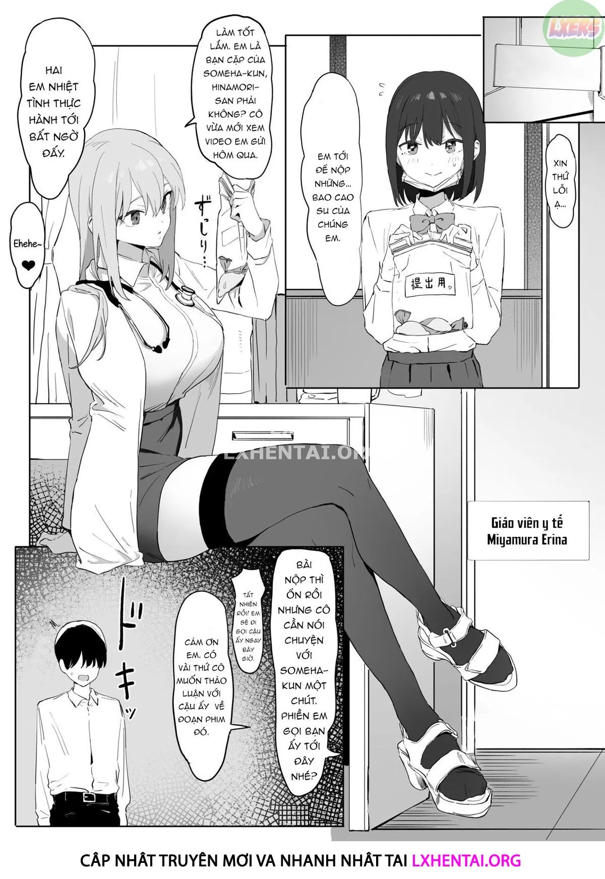 HentaiVN.net - Ảnh 5 - Sexual Experimentation Practice! [Seikoui Jisshuu!] - Chap 2