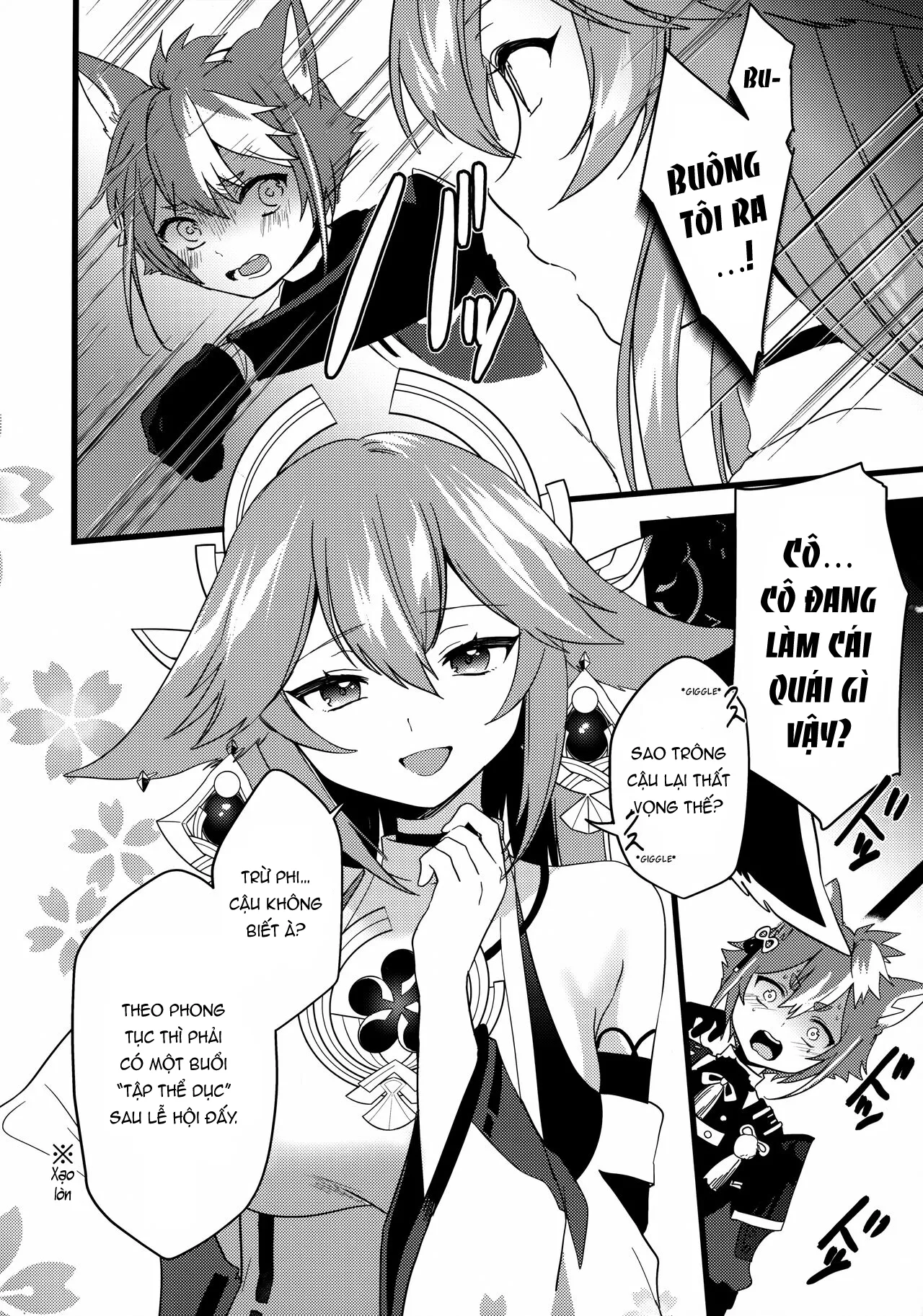 HentaiVN.net - Ảnh 9 - Mối Quan Hệ Giữa Chó Và Cáo Trong Đêm Thanh Vắng [Inu to Kitsune ga Majiwaru Yoru ni, 犬と狐が交わる夜に] - 1shot