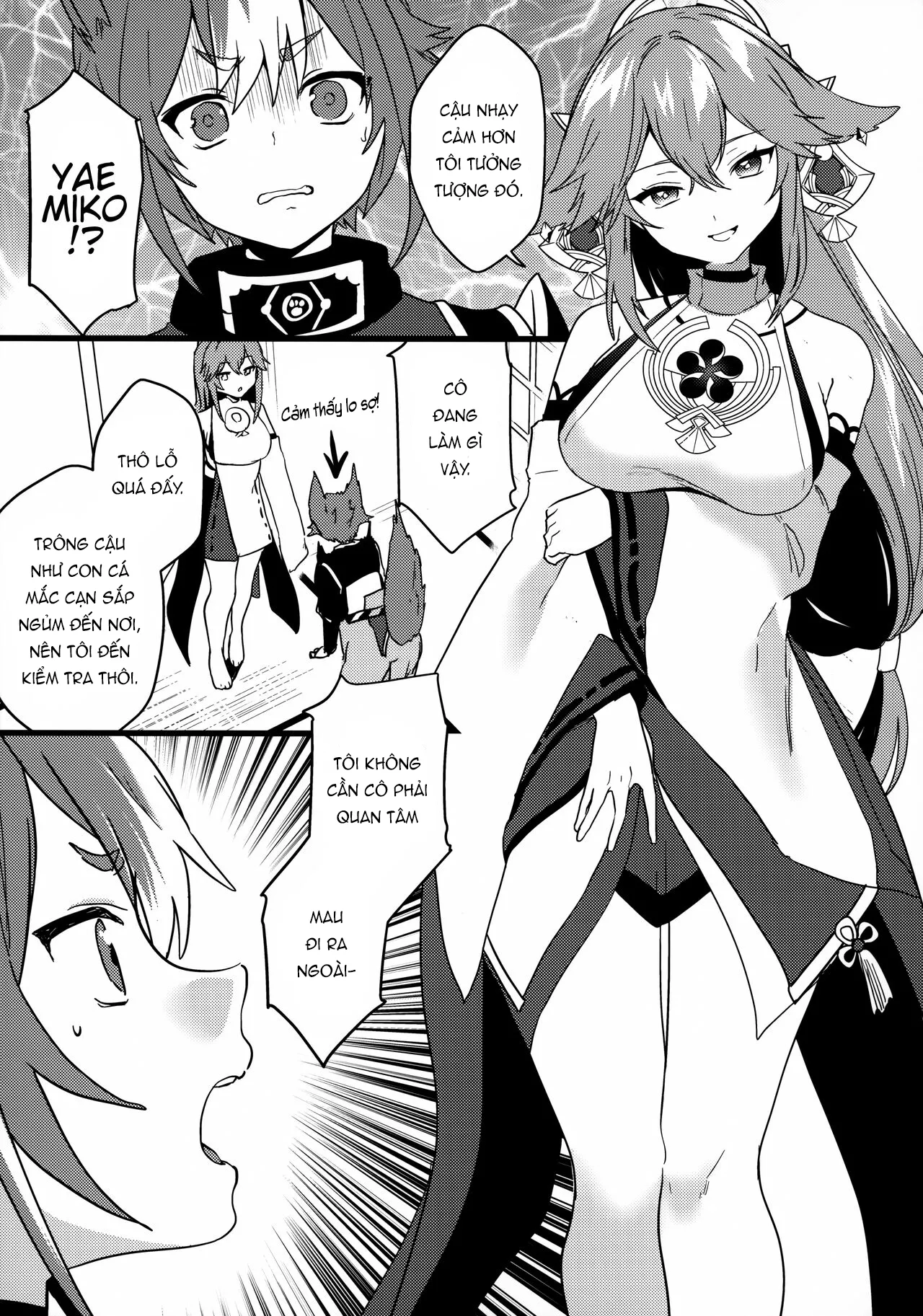 HentaiVN.net - Ảnh 7 - Mối Quan Hệ Giữa Chó Và Cáo Trong Đêm Thanh Vắng [Inu to Kitsune ga Majiwaru Yoru ni, 犬と狐が交わる夜に] - 1shot