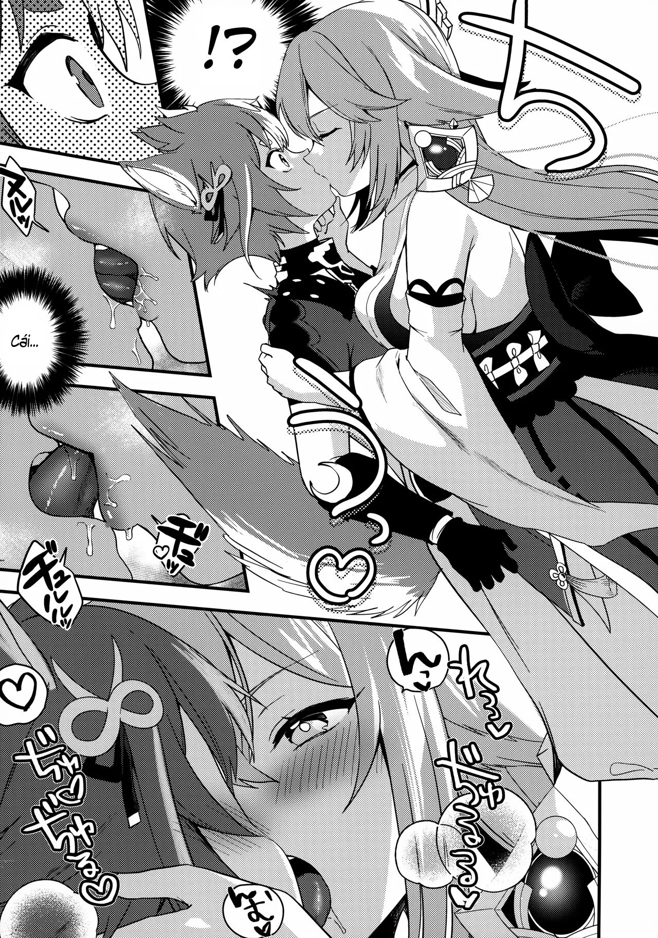 HentaiVN.net - Ảnh 8 - Mối Quan Hệ Giữa Chó Và Cáo Trong Đêm Thanh Vắng [Inu to Kitsune ga Majiwaru Yoru ni, 犬と狐が交わる夜に] - 1shot