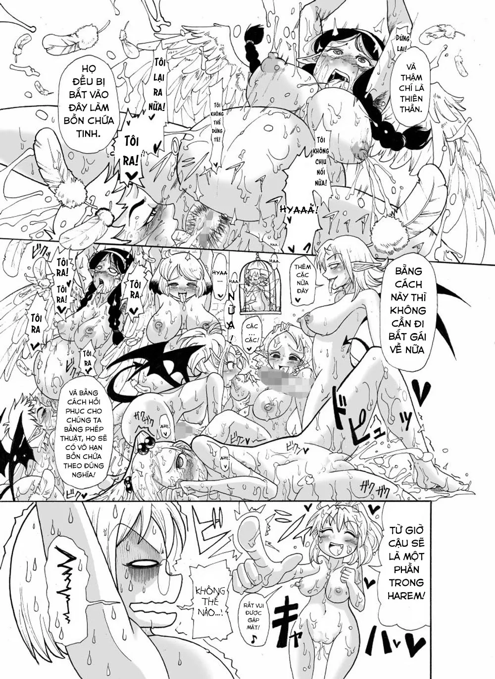 HentaiVN.net - Ảnh 12 - Kankin Tairankou!! Succubus no Kan [Orgy in captivity!! House of Succubus, 監禁大乱交!! サキュバスの館] - Oneshot