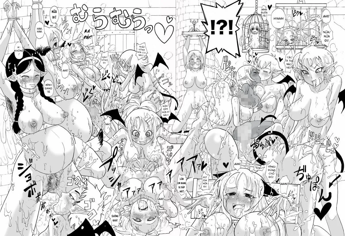 HentaiVN.net - Ảnh 6 - Kankin Tairankou!! Succubus no Kan [Orgy in captivity!! House of Succubus, 監禁大乱交!! サキュバスの館] - Oneshot