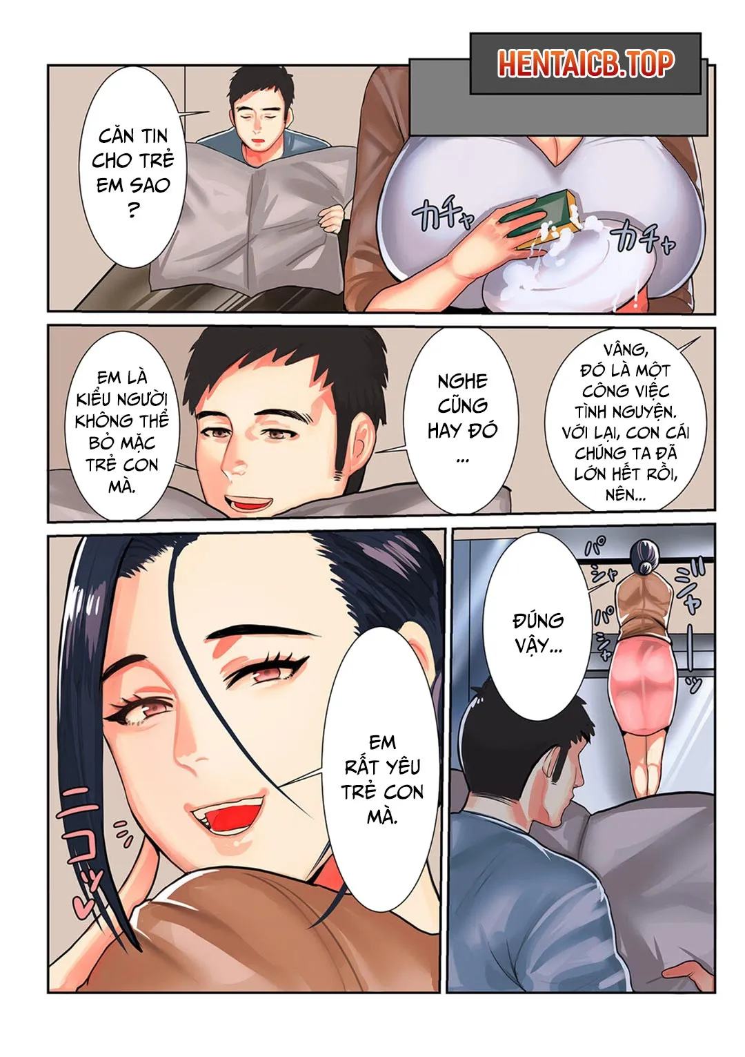 HentaiVN.net - Ảnh 5 - Người phụ nữ đã kết hôn và tôi [Hitozuma To Boku; Married Woman And I] - Chap 1