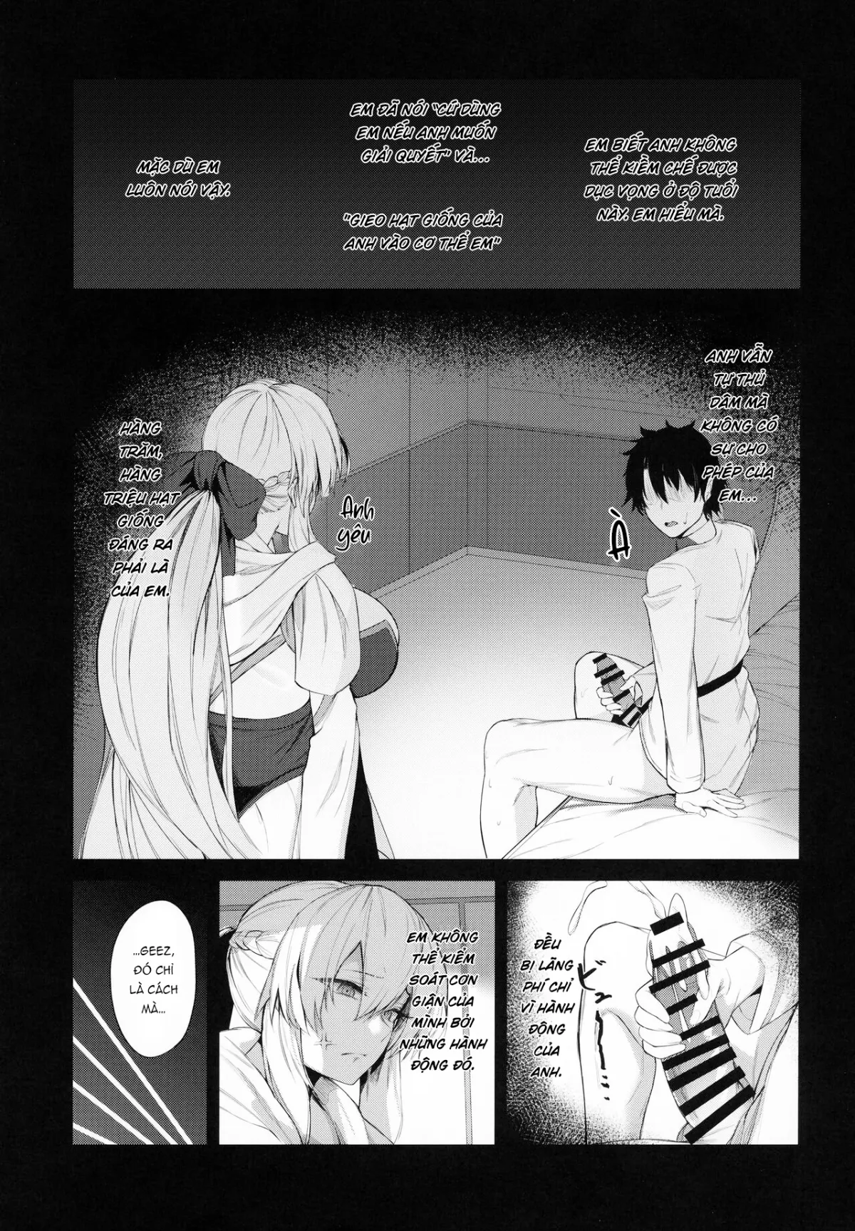 HentaiVN.net - Ảnh 8 - Drowning in My Wife (Morgan) (Fate/Grand Order) [Tsuma (Morgan) ni Oboreru] - Oneshot