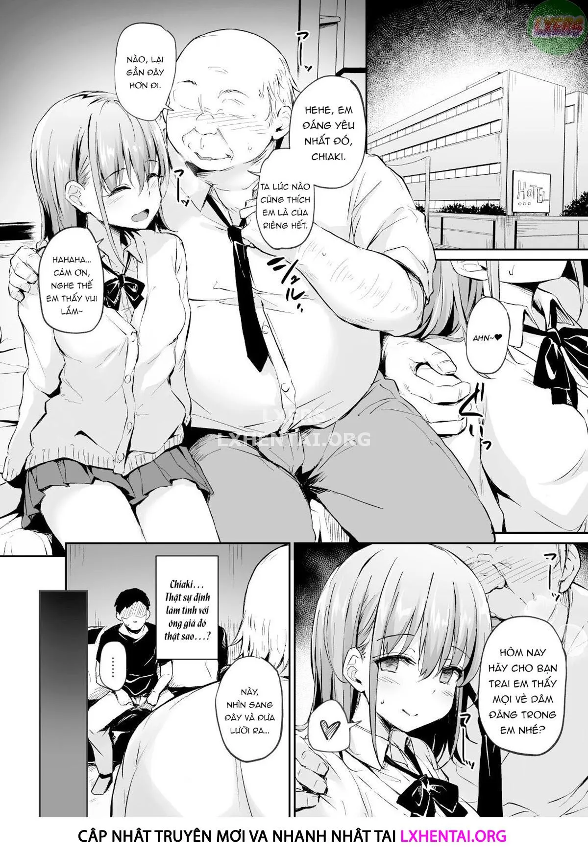HentaiVN.net - Ảnh 13 - Paid Dates With My Girlfriend Prostitute Side-By-Side Experience [Enkou Kanojo To Kengakukai] - Oneshot