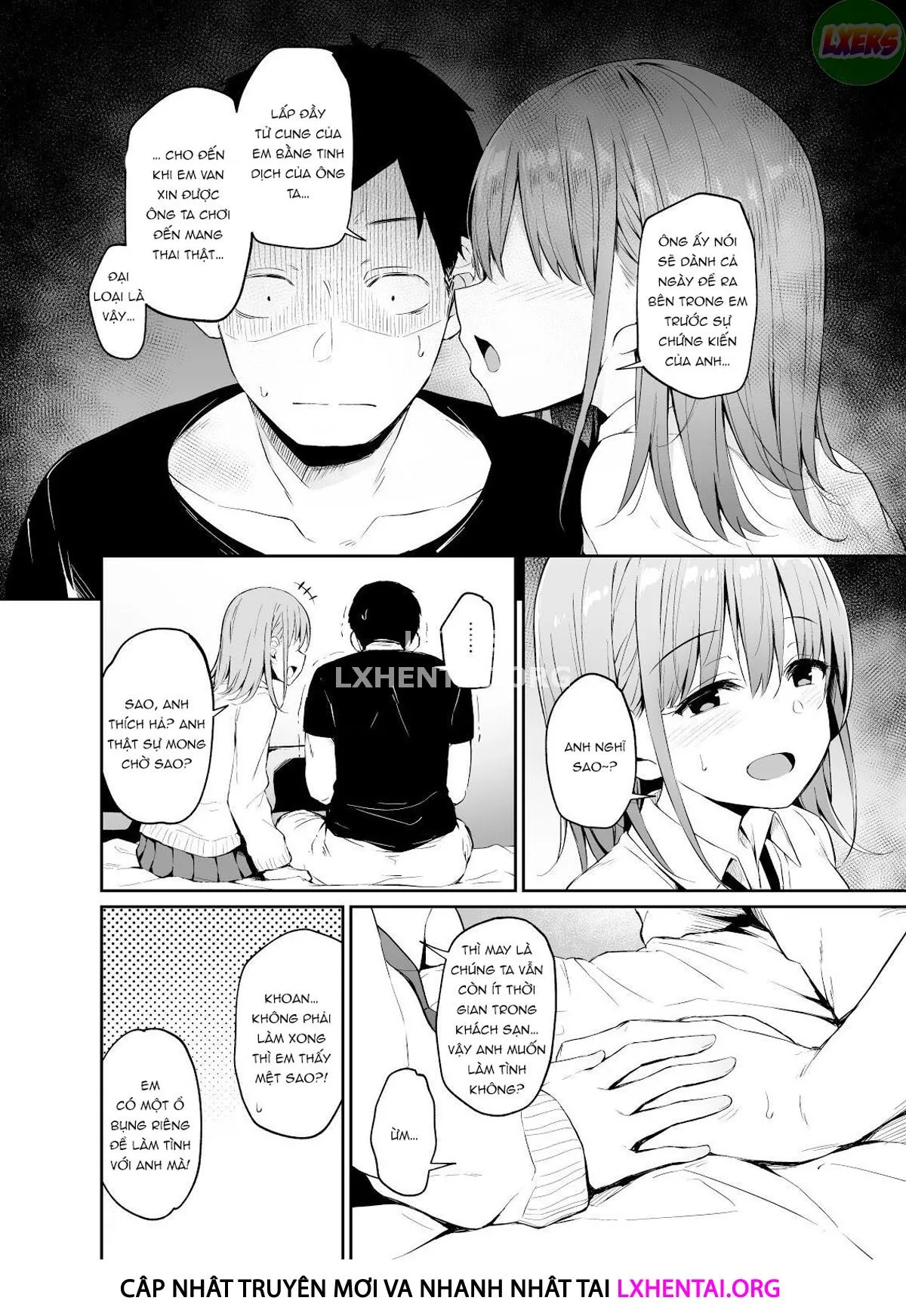 HentaiVN.net - Ảnh 35 - Paid Dates With My Girlfriend Prostitute Side-By-Side Experience [Enkou Kanojo To Kengakukai] - Oneshot