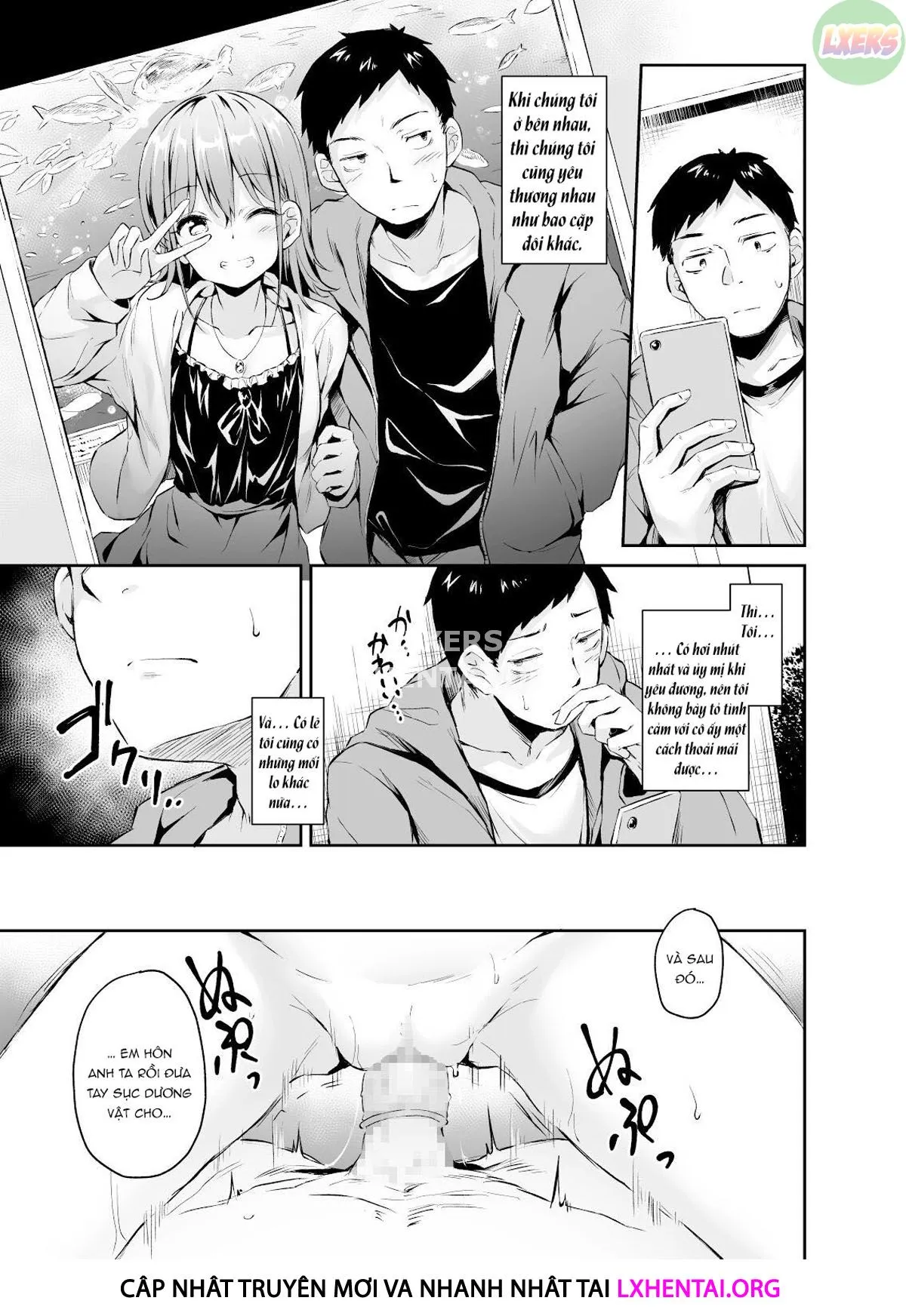 HentaiVN.net - Ảnh 8 - Paid Dates With My Girlfriend Prostitute Side-By-Side Experience [Enkou Kanojo To Kengakukai] - Oneshot