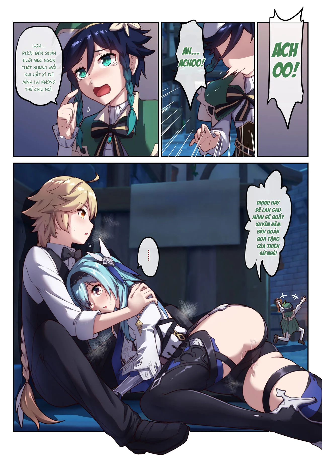 HentaiVN.net - Ảnh 11 - Eula say rượu [Eula's Drunken Escapade, エウルアの酔った行動] - Oneshot nuột