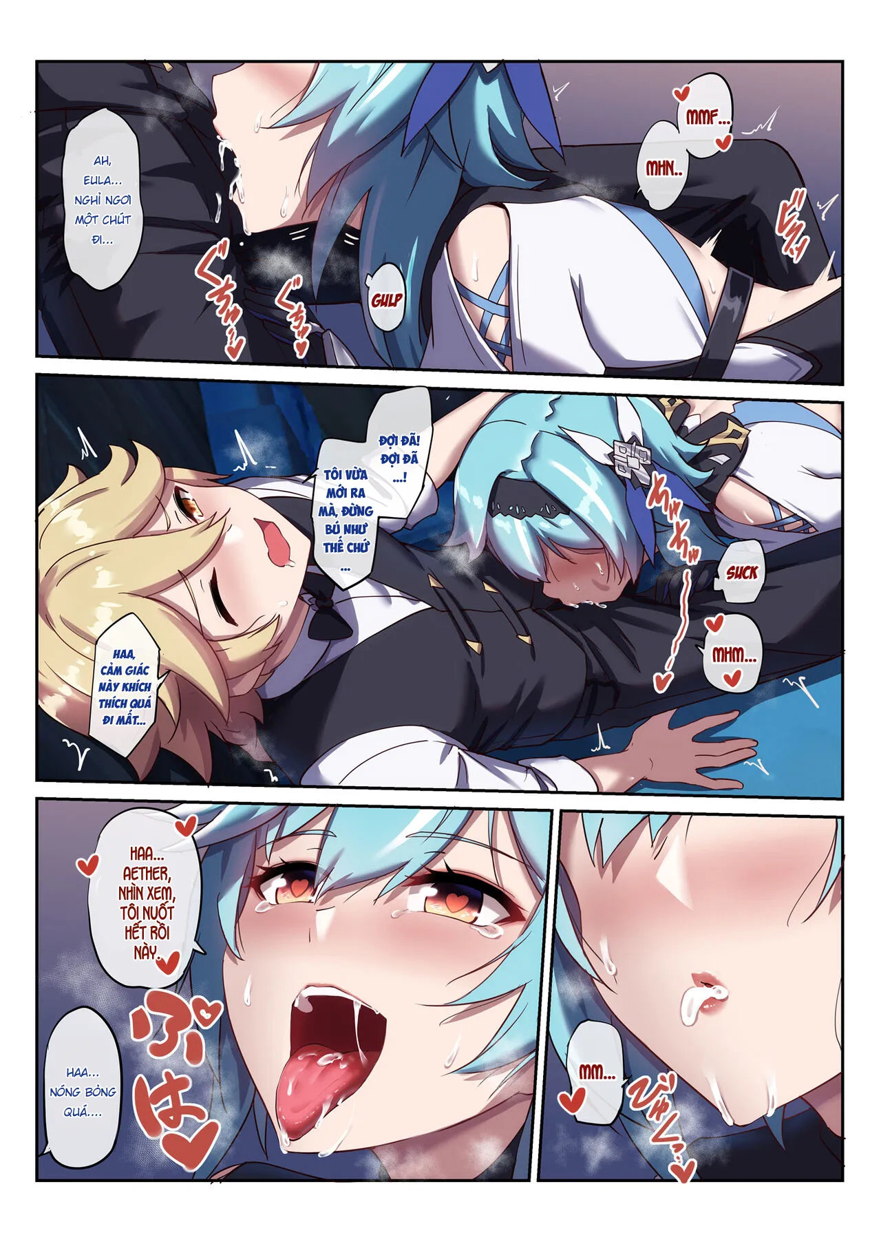 HentaiVN.net - Ảnh 15 - Eula say rượu [Eula's Drunken Escapade, エウルアの酔った行動] - Oneshot nuột