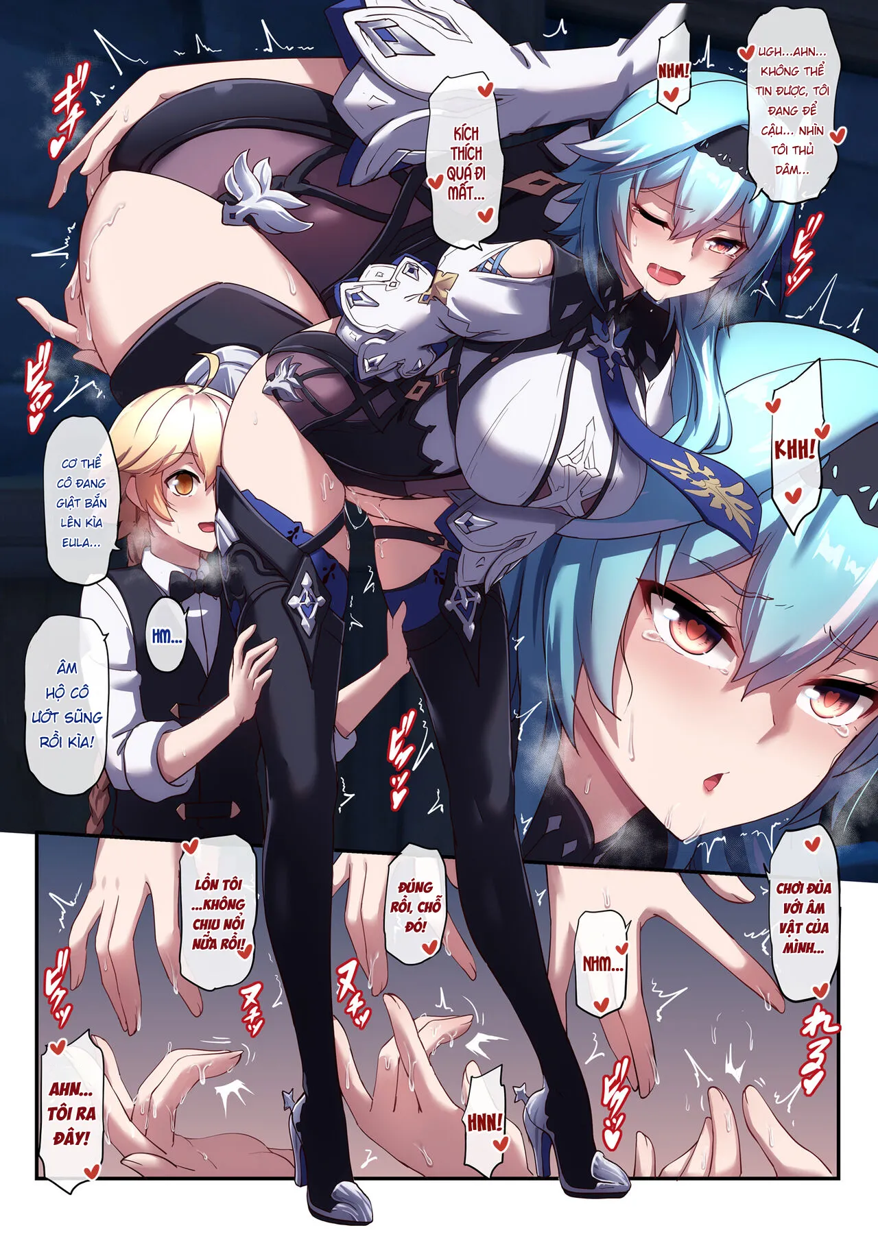 HentaiVN.net - Ảnh 19 - Eula say rượu [Eula's Drunken Escapade, エウルアの酔った行動] - Oneshot nuột