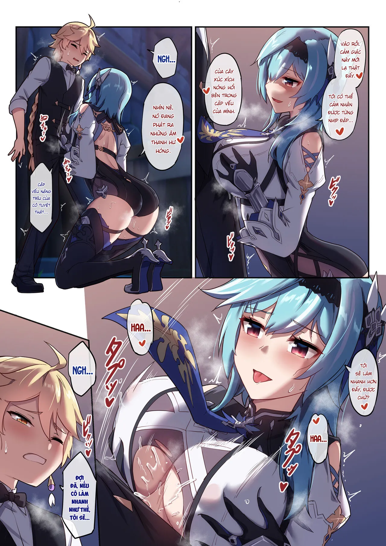 HentaiVN.net - Ảnh 9 - Eula say rượu [Eula's Drunken Escapade, エウルアの酔った行動] - Oneshot nuột