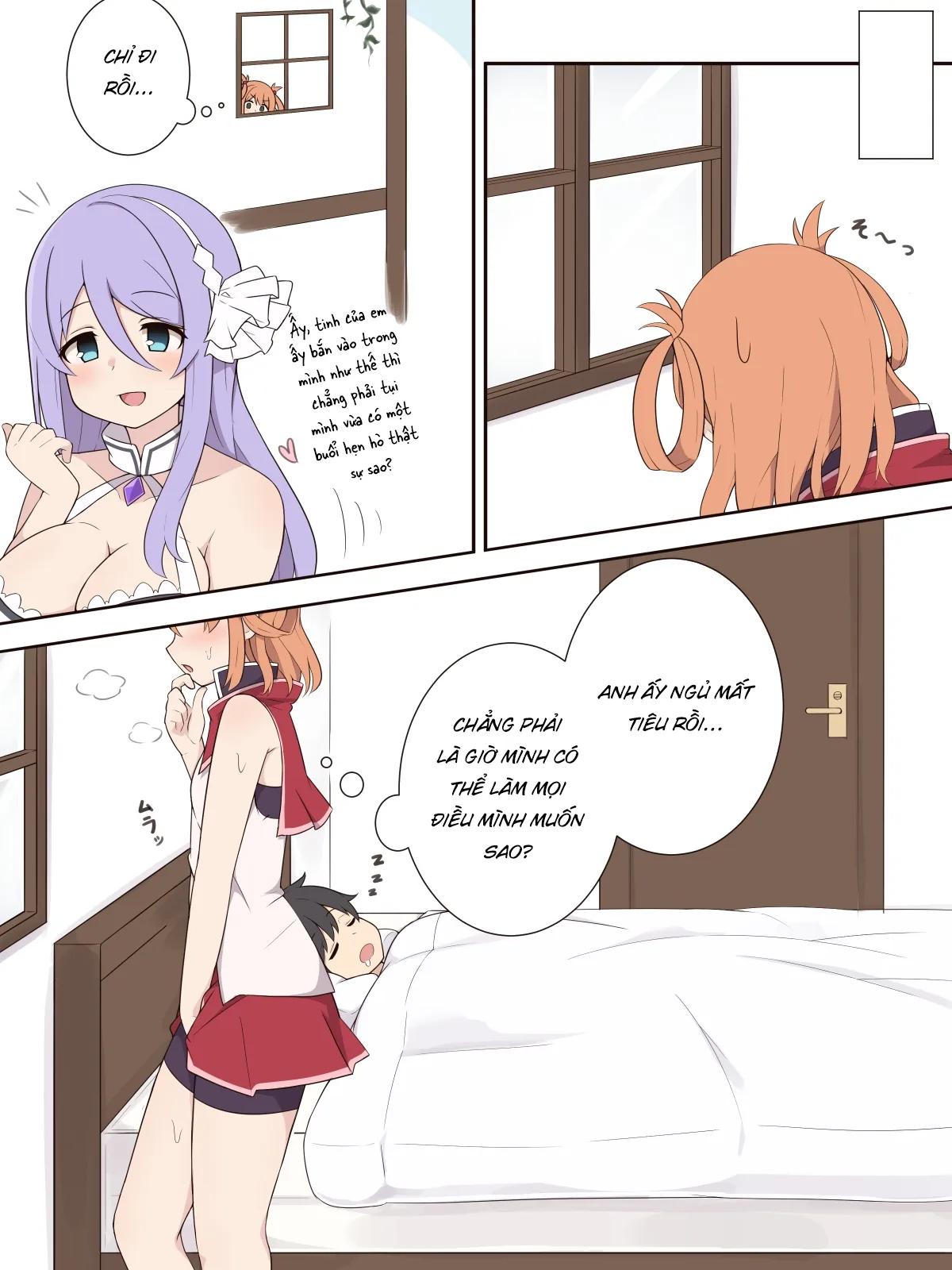HentaiVN.net - Ảnh 4 - Rino cũng muốn làm tình [Rino mo Ecchi na Koto o Shitemitai Ohanashi] - Oneshot