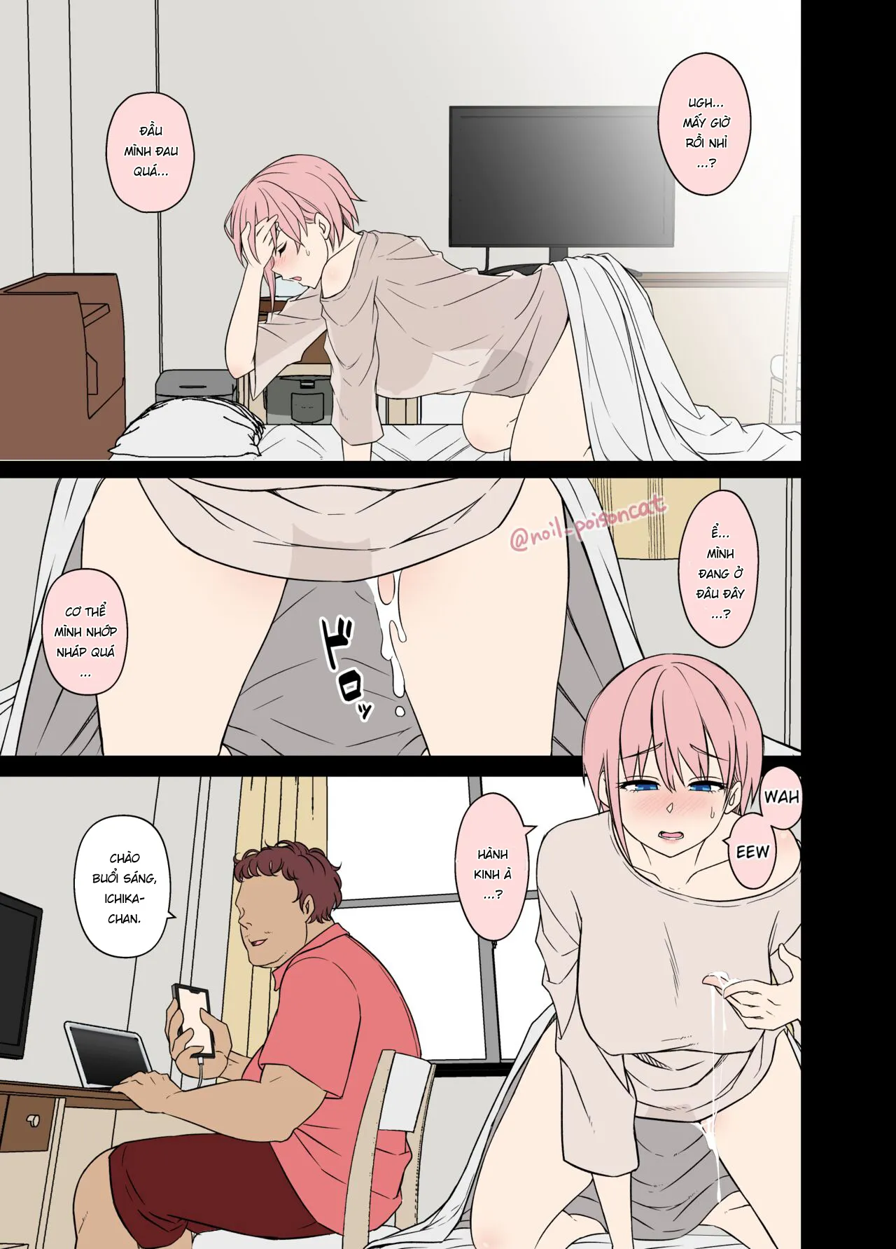 HentaiVN.net - Ảnh 4 - Chuyện về Nakano Ichika uống rượu say và bị đụ [deisui saseta nakano ichika ni warui koto o suru hanashi | A story about doing bad things to an intoxicated Nakano Ichika] - Oneshot
