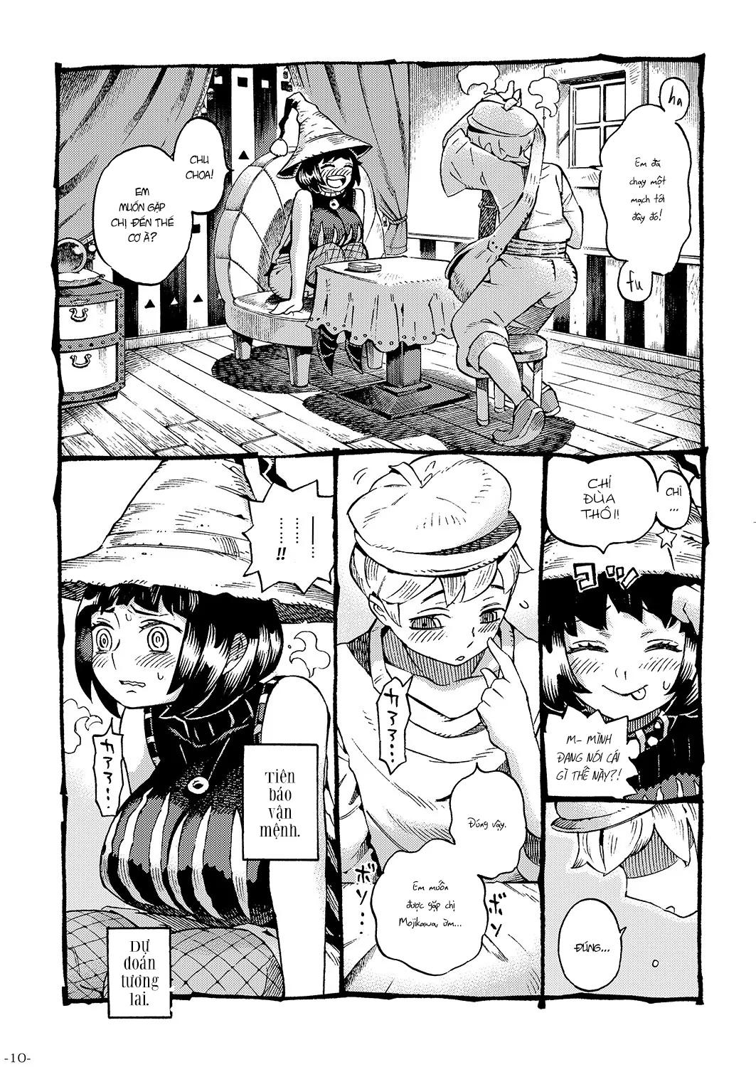 HentaiVN.net - Ảnh 10 - Chuyện tình cô phù thủy [Majo wa Kekkyoku Sono Kyaku to..., The Witch Ended Up...] - Chap 1