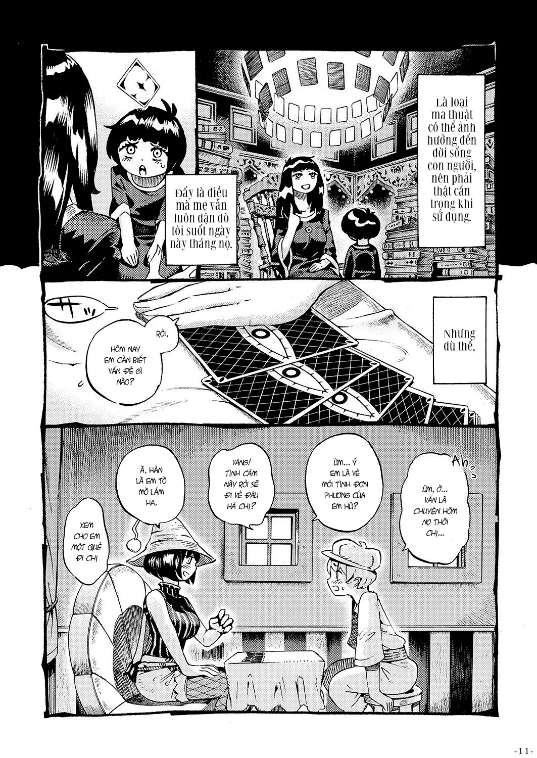 HentaiVN.net - Ảnh 11 - Chuyện tình cô phù thủy [Majo wa Kekkyoku Sono Kyaku to..., The Witch Ended Up...] - Chap 1