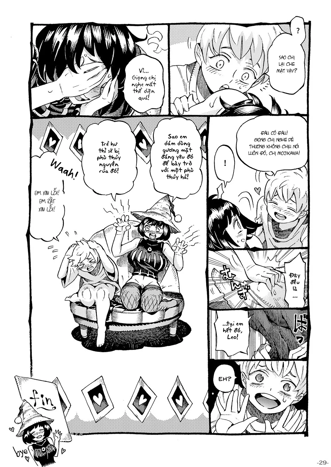 HentaiVN.net - Ảnh 29 - Chuyện tình cô phù thủy [Majo wa Kekkyoku Sono Kyaku to..., The Witch Ended Up...] - Chap 1