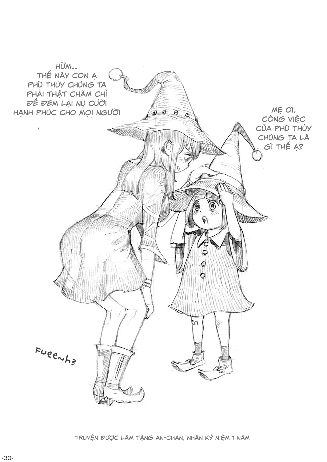 HentaiVN.net - Ảnh 30 - Chuyện tình cô phù thủy [Majo wa Kekkyoku Sono Kyaku to..., The Witch Ended Up...] - Chap 1