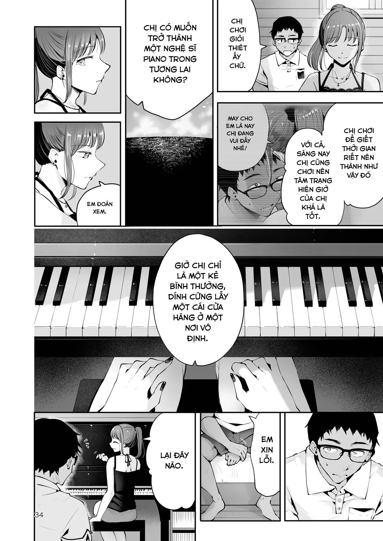 HentaiVN.net - Ảnh 33 - Chốn bình yên giữa trời xanh và biển rộng! [Sora to Umi no Aida] - Oneshot