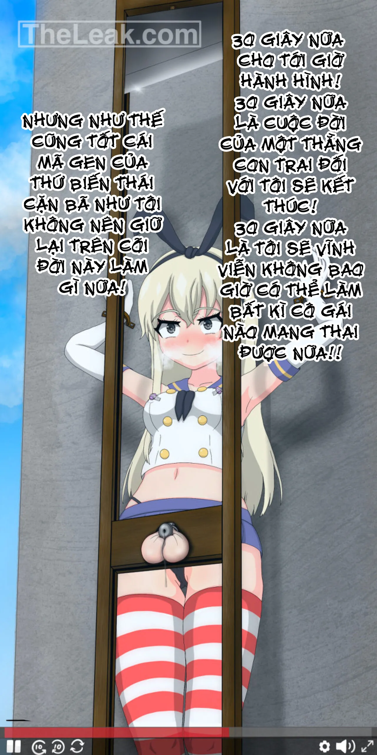 HentaiVN.net - Ảnh 10 - Buổi live Stream tự thiến của Shimakaze! [Shimakaze Kun’s Castration] - Oneshot